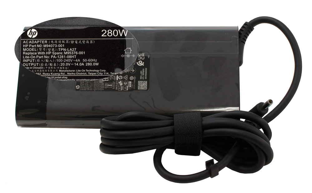 Блок питания (сетевой адаптер) для ноутбуков HP 20V 14A 280W 4.5x3.0