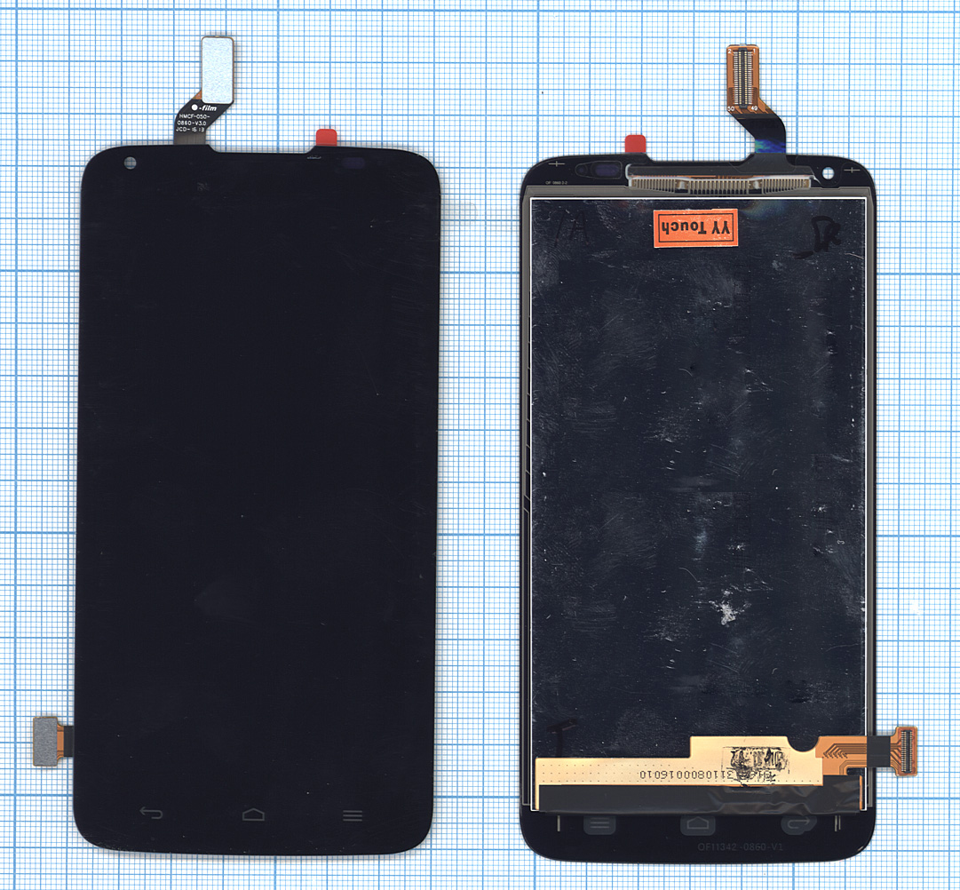 Дисплей для Huawei Ascend G710 черный