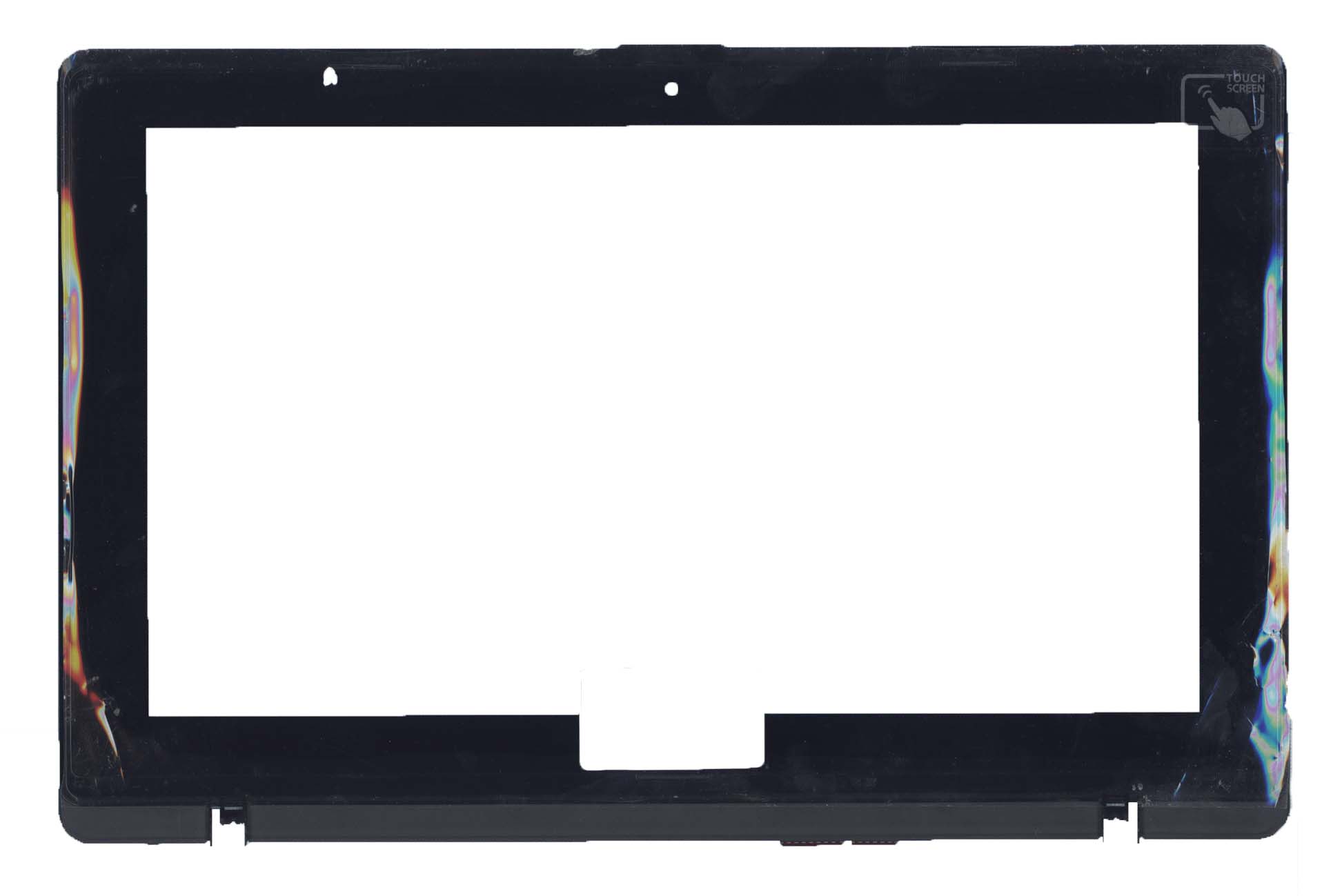 Сенсорное стекло (тачскрин) для Asus VivoBook S200 X202 TCP11F16 черное с рамкой