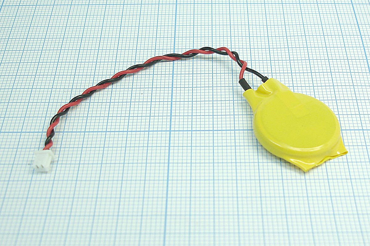 Батарейка CMOS CR2032 с коннектором 10 шт