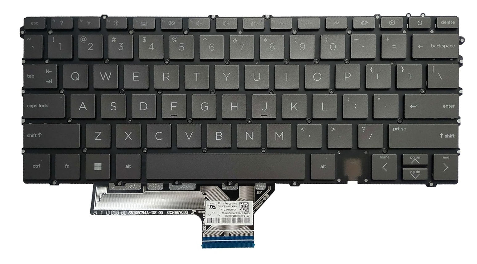 Клавиатура для ноутбука HP Spectre x360 14-ef черная