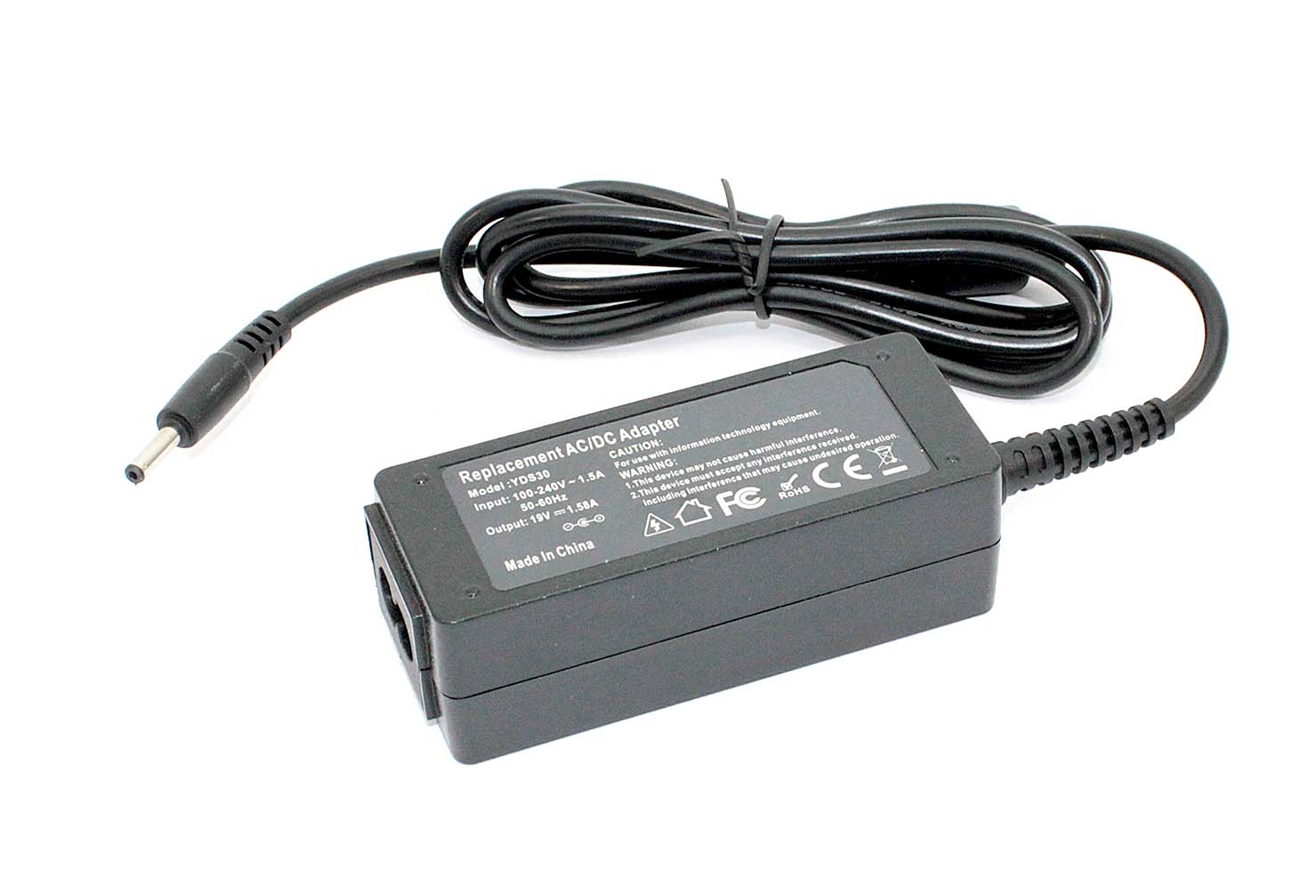 Блок питания (сетевой адаптер) для ноутбуков HP 19V 1.58A 3.5x1.5mm OEM