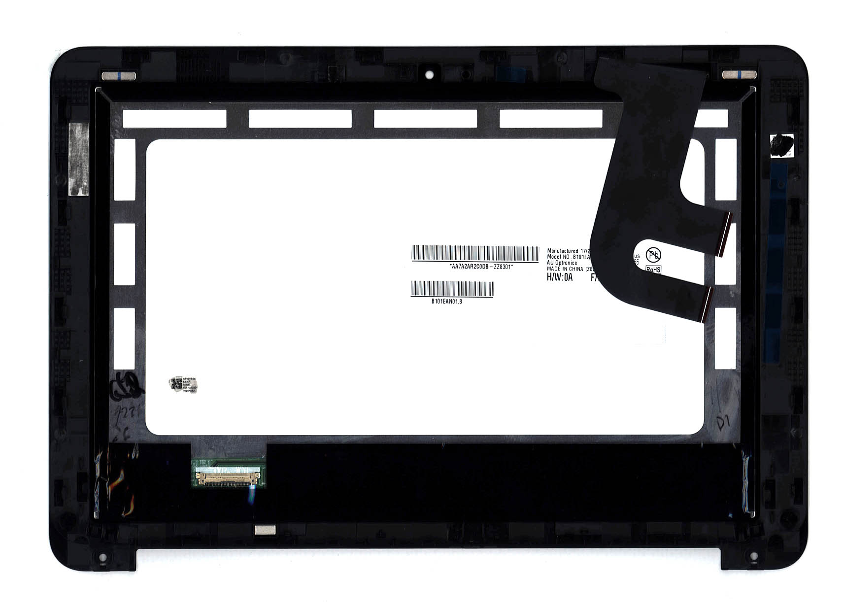 Модуль (матрица + тачскрин) для Asus C100PA черный с рамкой