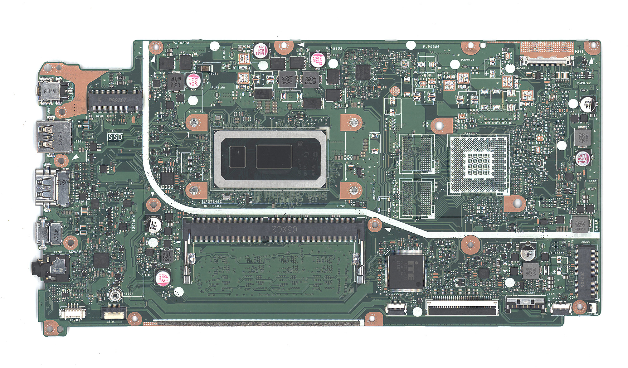 Материнская плата для Asus X512FA 4G/I3-8145U 90NB0KR0-R00031