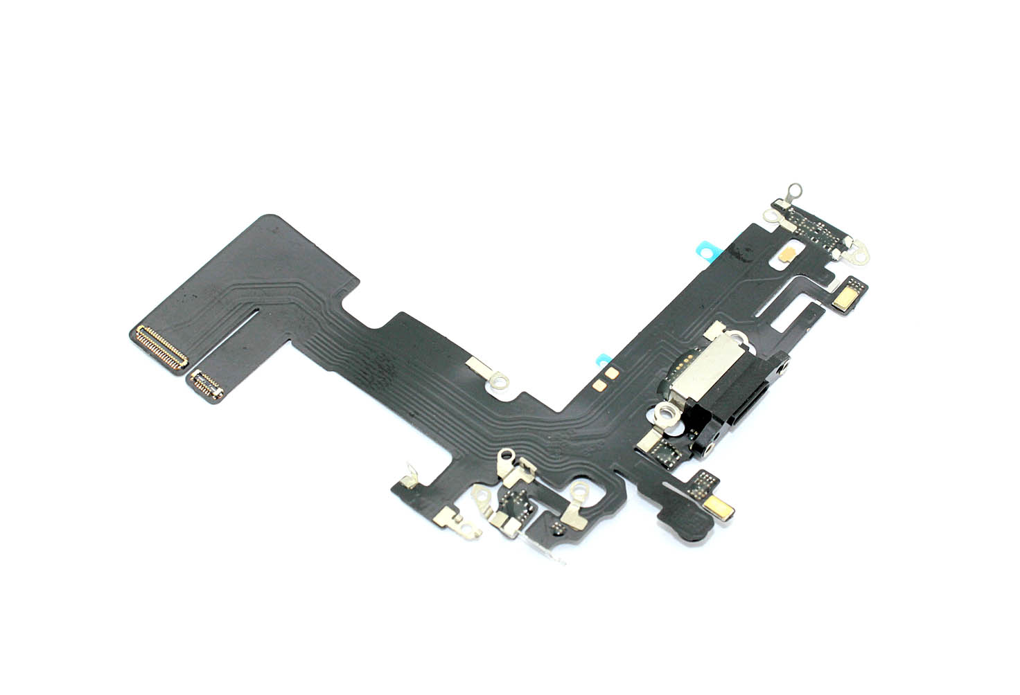 Шлейф с разъемом зарядки и микрофоном для Apple iPhone 13 черный