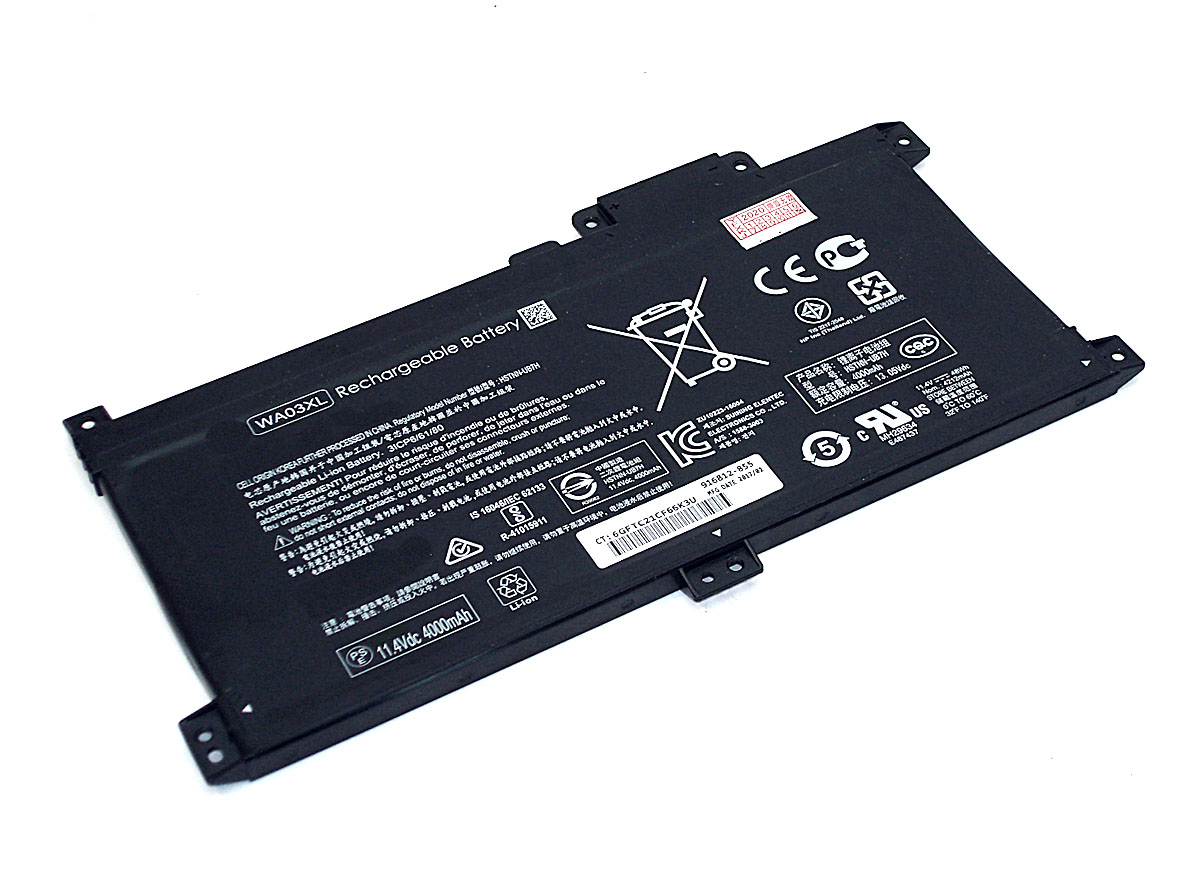 Аккумуляторная батарея для ноутбука HP HSTNN-UB7H (WA03XL) 11.4V 4212mAh