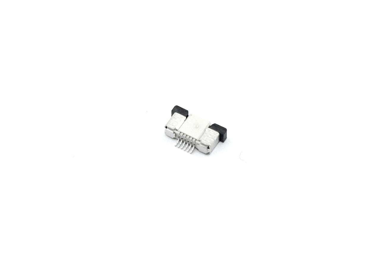 Разъем FPC Half Coverage Top Contact 0.5K-BS-6PWB 6 pin высота 2мм шаг 0,5мм