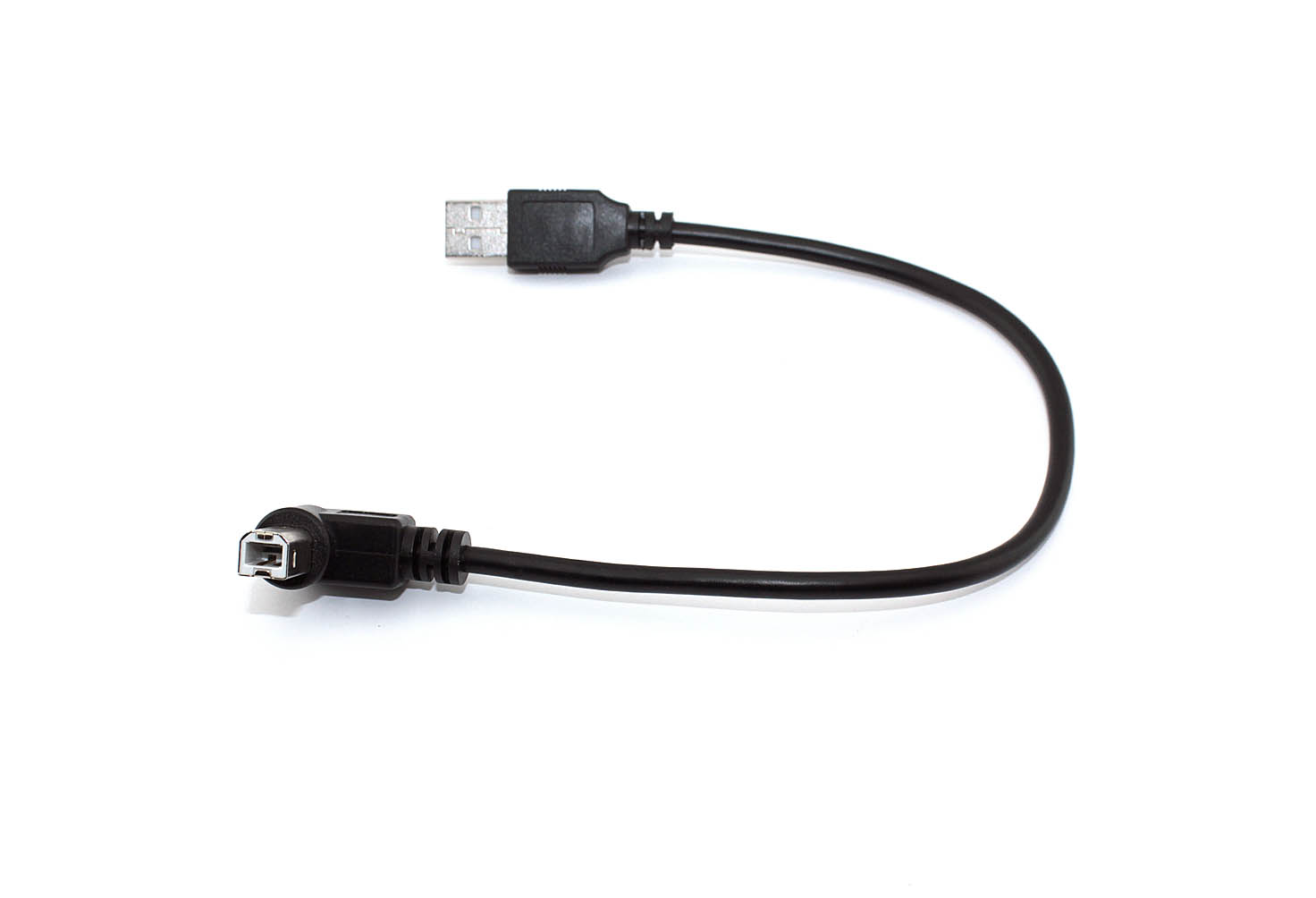 Кабель USB 2.0 на USB-B угол вправо 0,3 м