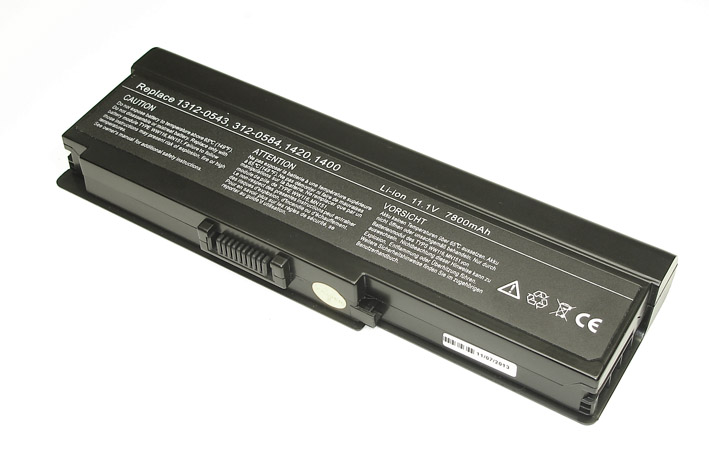 Аккумуляторная батарея для ноутбука Dell Inspiron 1400, 1420, Vostro 6600mAh OEM