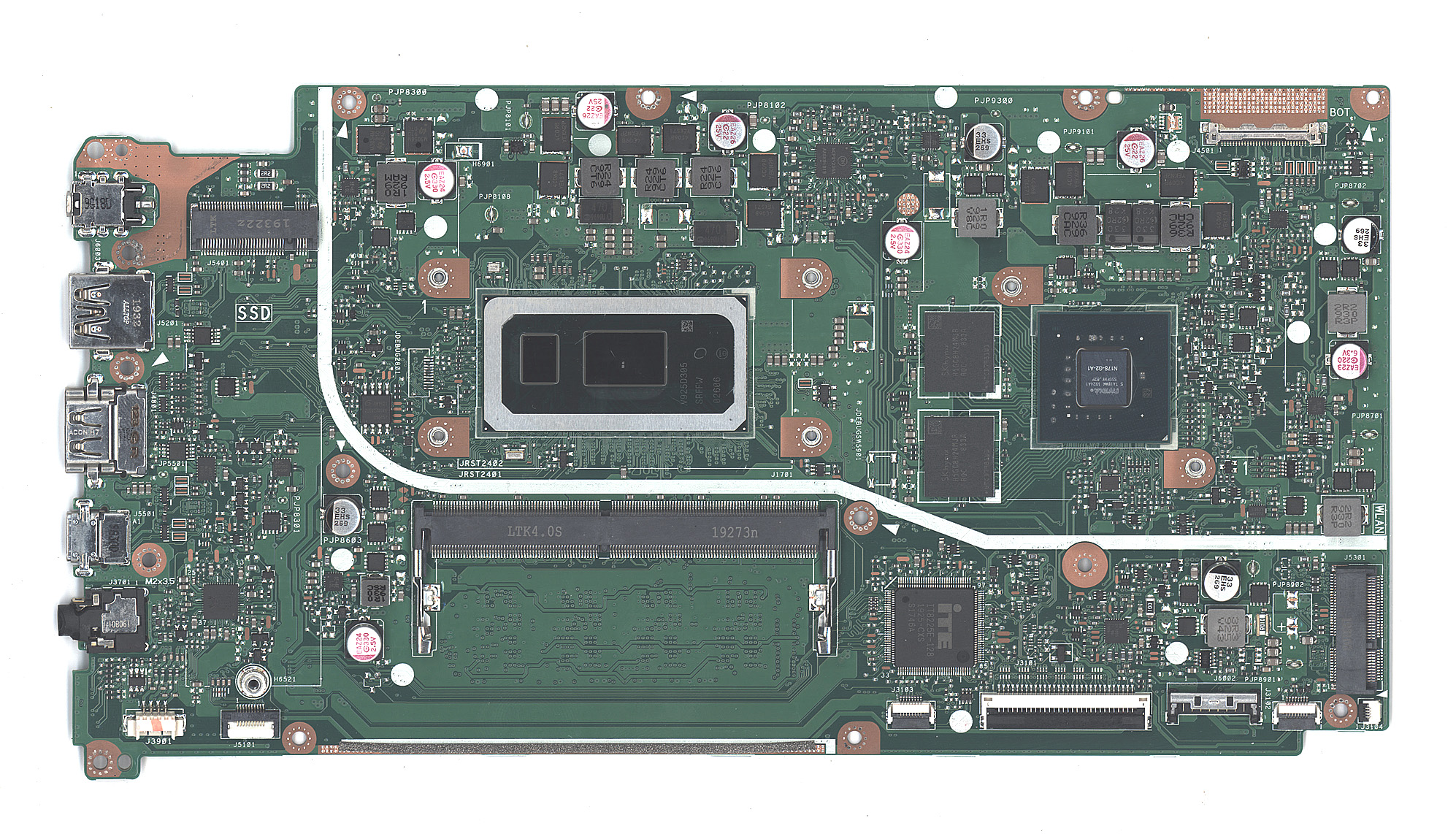 Материнская плата для Asus X512FL 8G/I7-8565U 90NB0M90-R00040