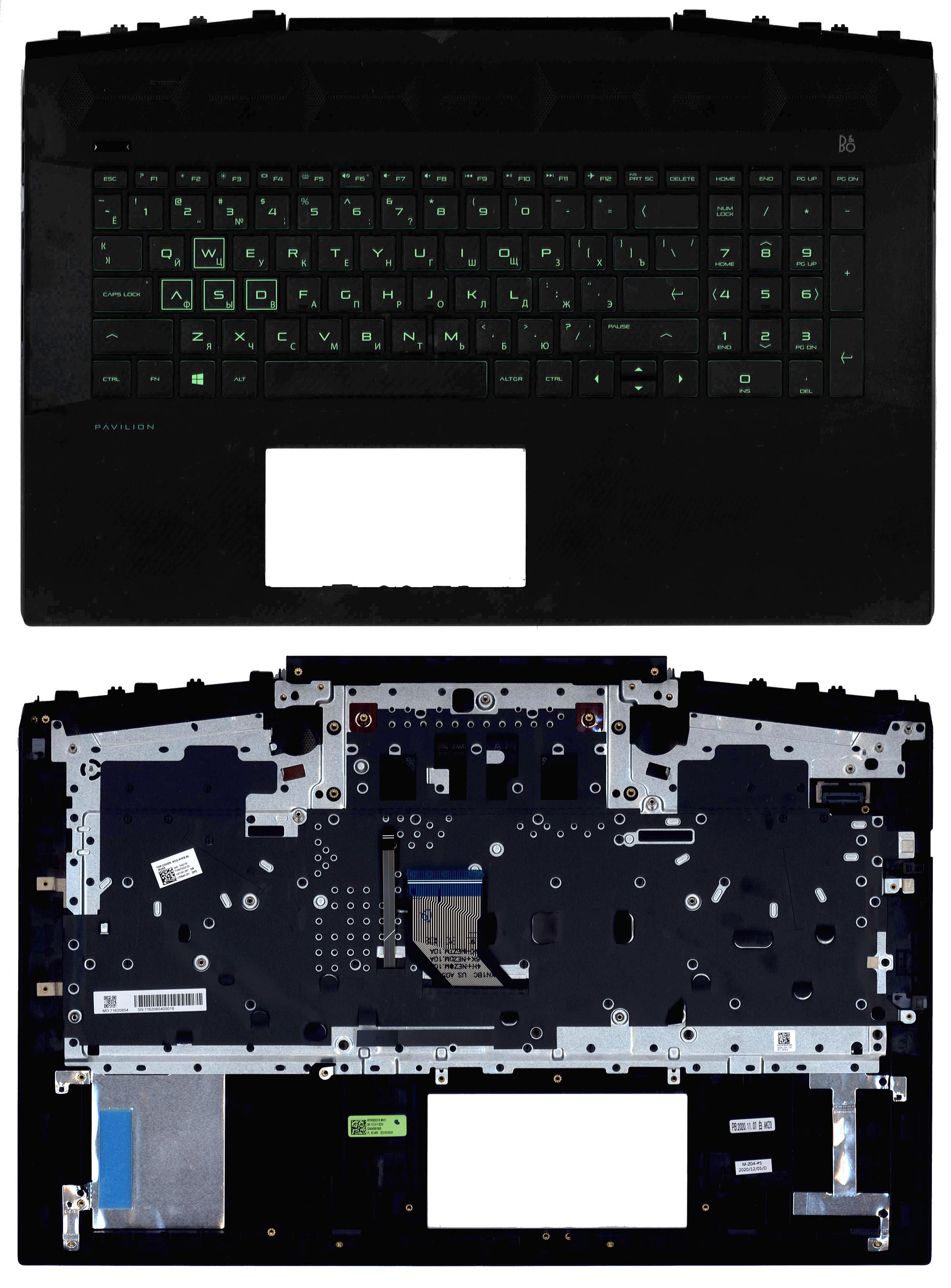 Топкейс для HP Pavilion Gaming 17-CD L61161-251, L58645-251