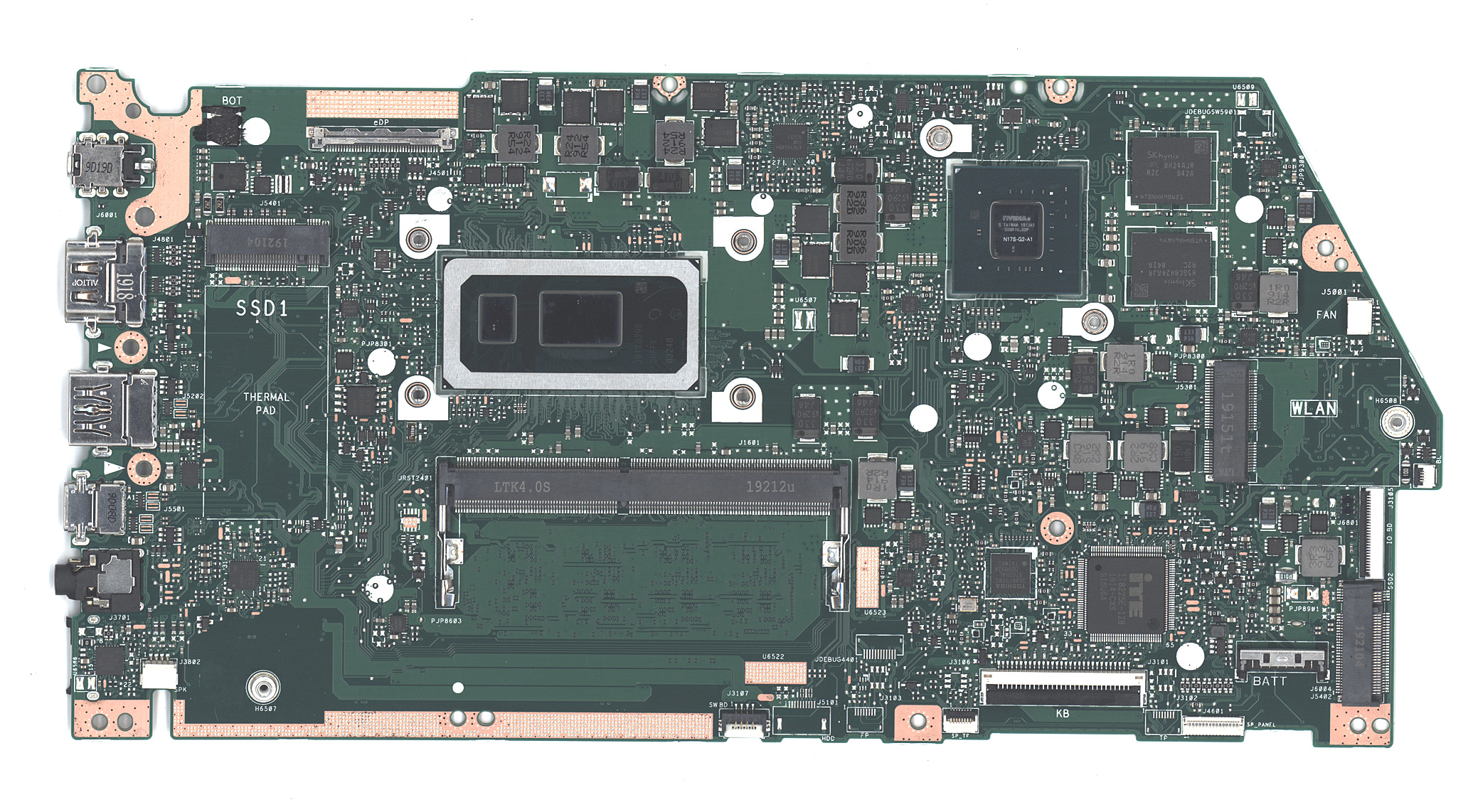 Материнская плата для Asus X532FL 4G/I5-8265U 90NB0MJ0-R00030
