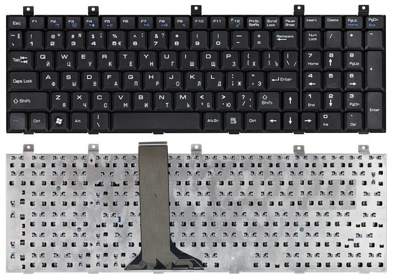 Клавиатура для ноутбука MSI ER710 EX600 EX6​10 EX620 EX623 EX630 EX700 черная