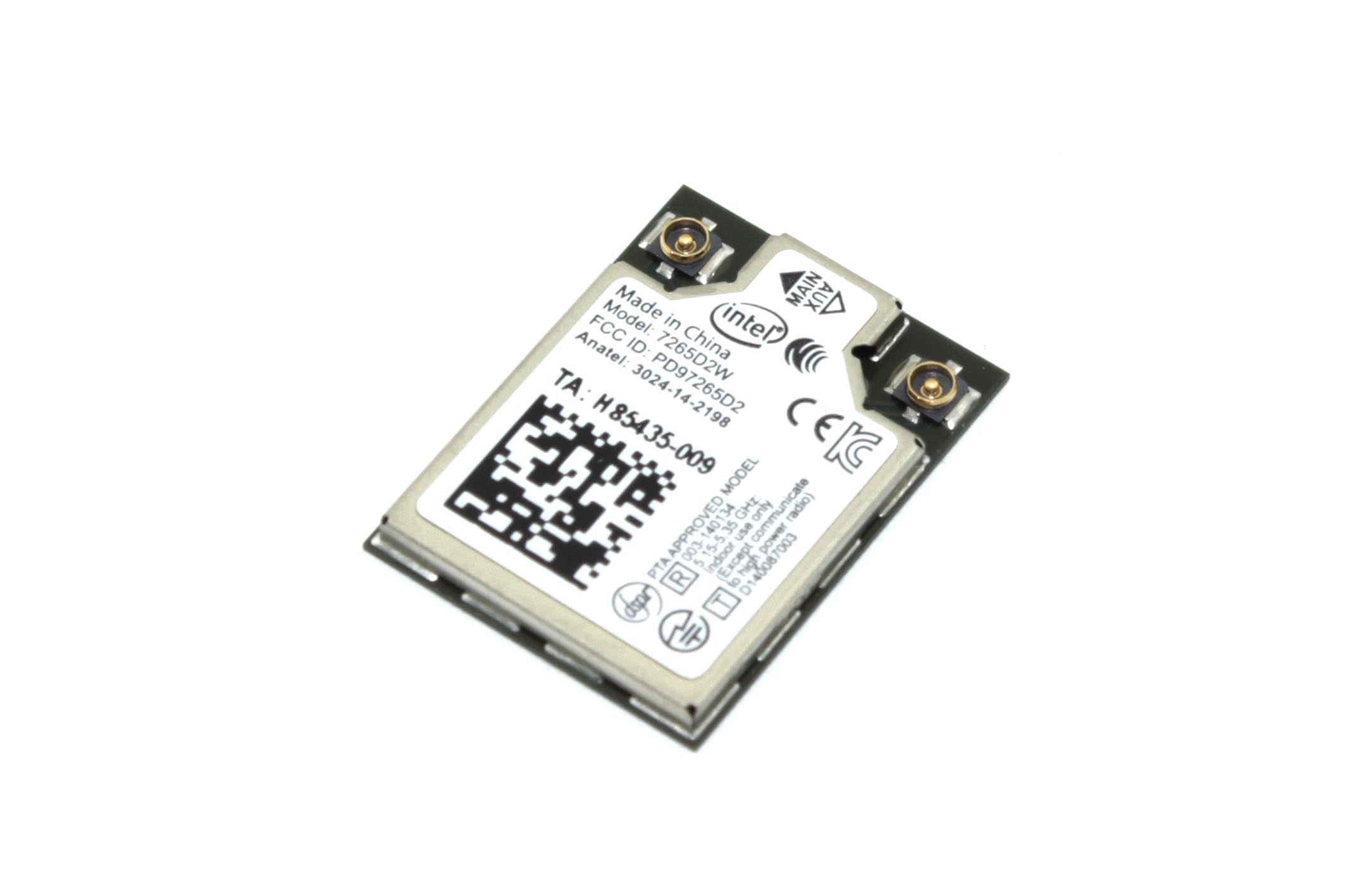 Wi-Fi адаптер + Bluetooth Intel 7265.D2WG.NVB 802.11AC+BT4.2(2*2)M.2 1216