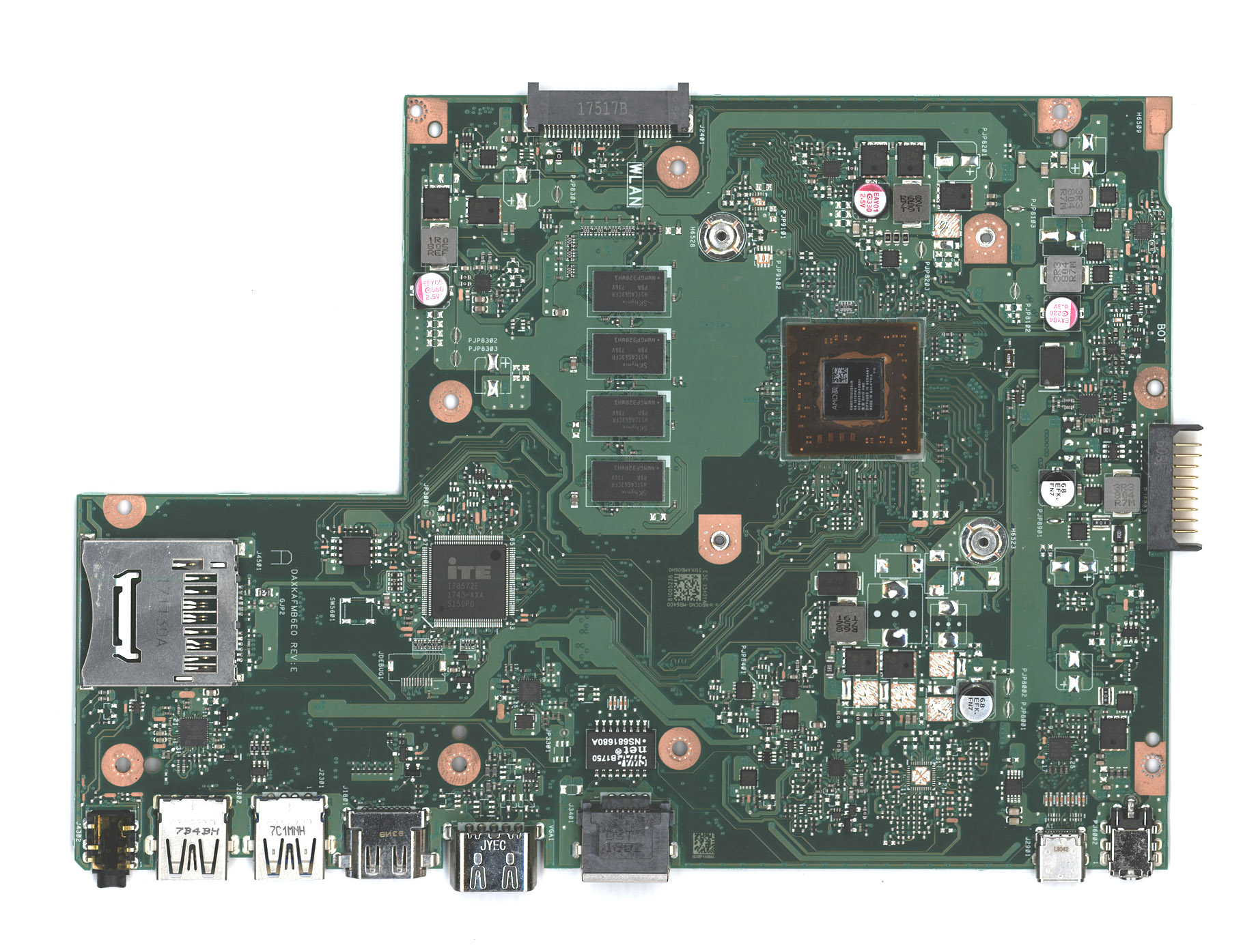 Материнская плата для Asus X540YA 4Gb/E1-6010