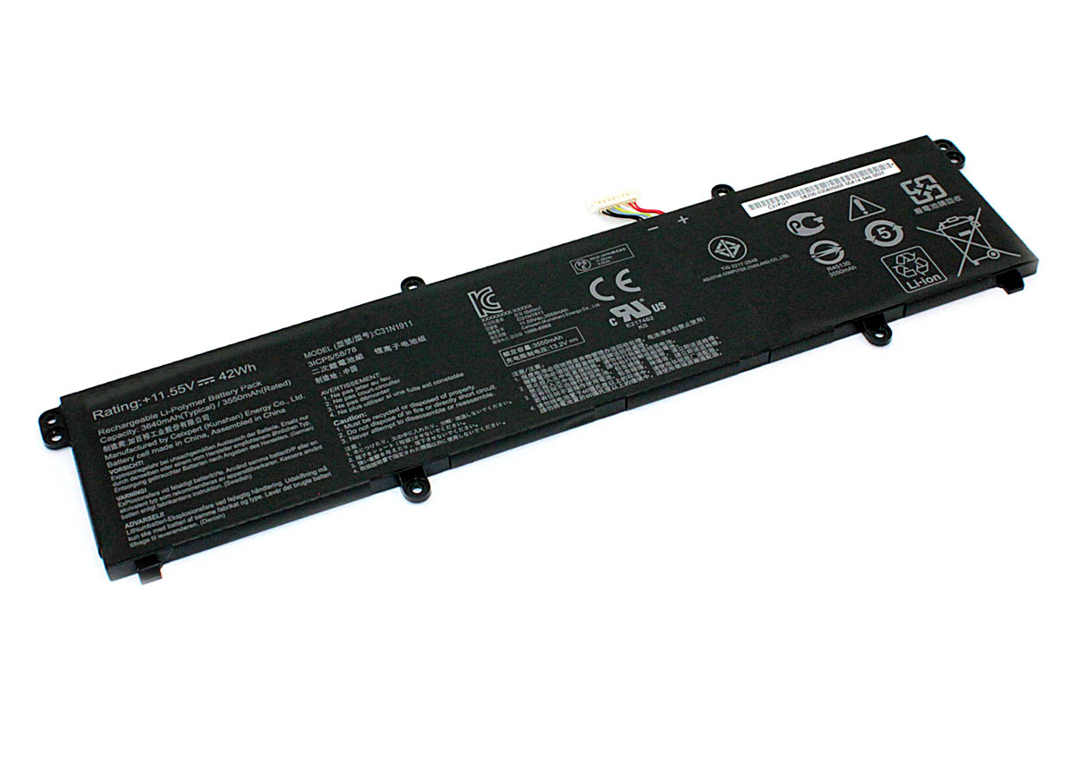 Аккумуляторная батарея для ноутбука Asus A413FF, X413FF, K433FA (B31N1911) 11.55V 42Wh