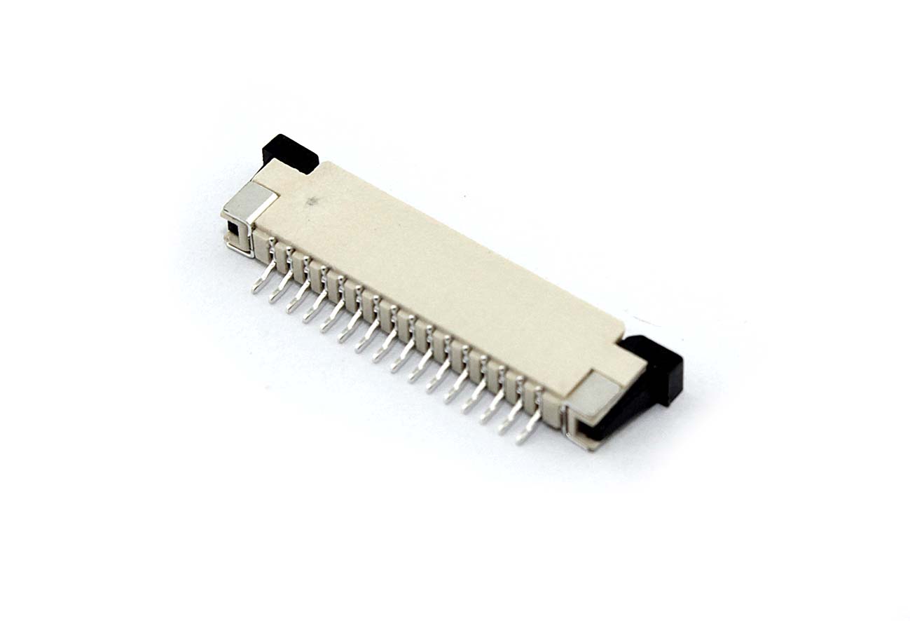 Разъем FPC Half Coverage Top Contact 1.0K-BS-16PWB 16 pin высота 2мм шаг 1мм
