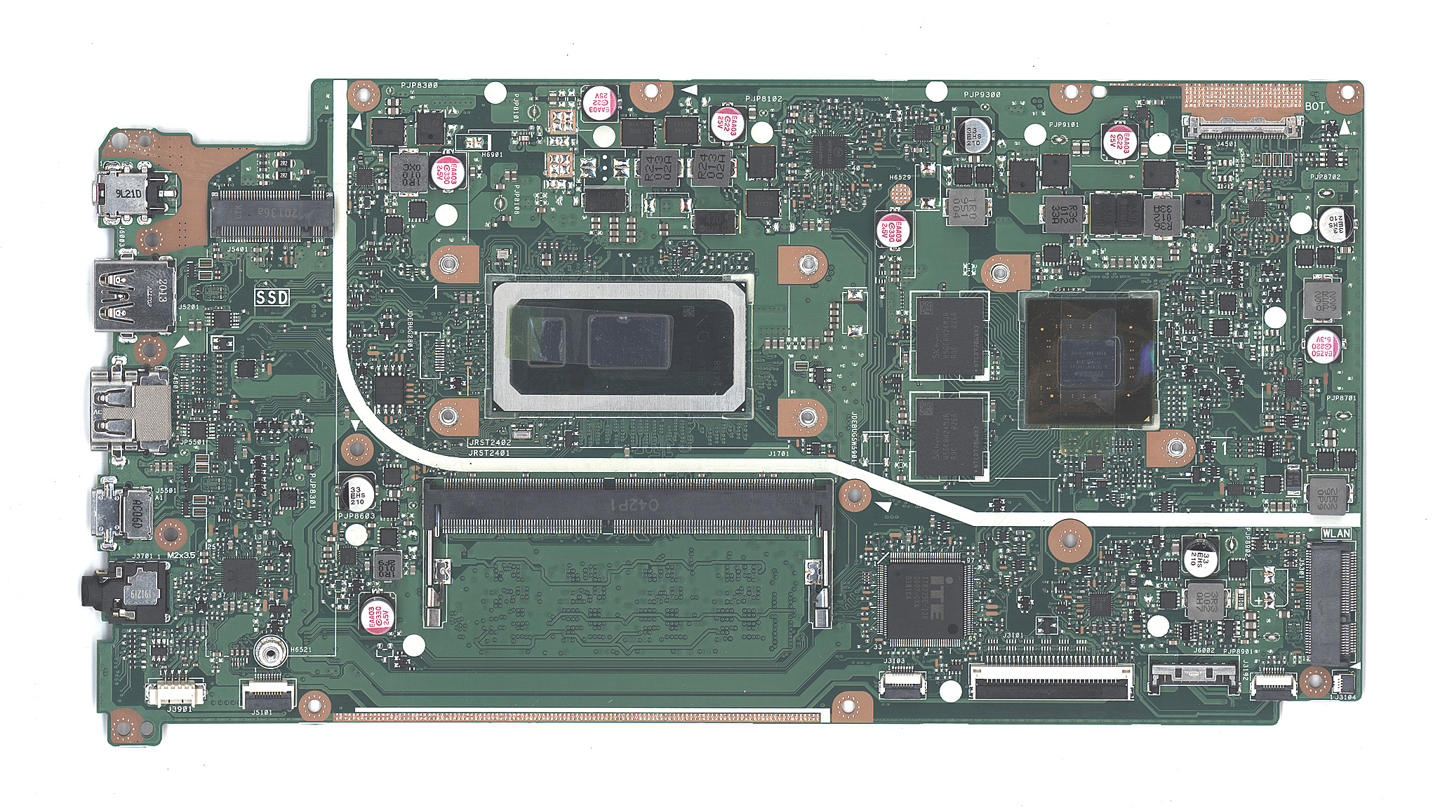 Материнская плата для Asus X712FB 4G/I3-10110U 90NB0L40-R00140