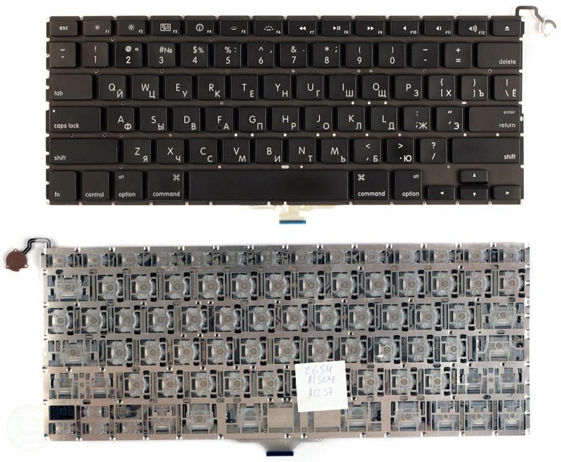 Клавиатура для ноутбука MacBook Air A1304 A1237 13.3 черная плоский ENTER