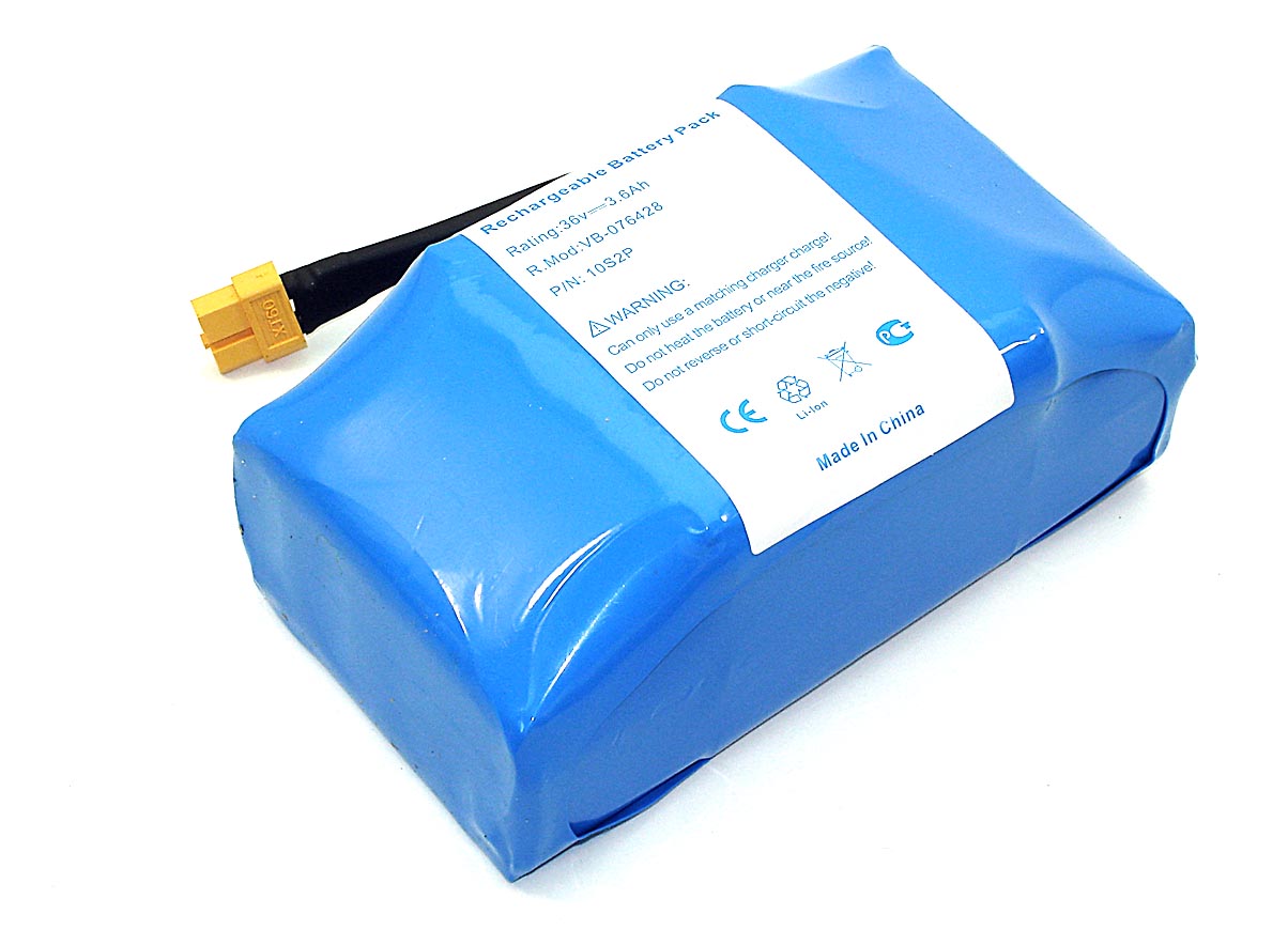 Аккумулятор 10S2P для гироскутера 36V 3.6Ah Li-ion