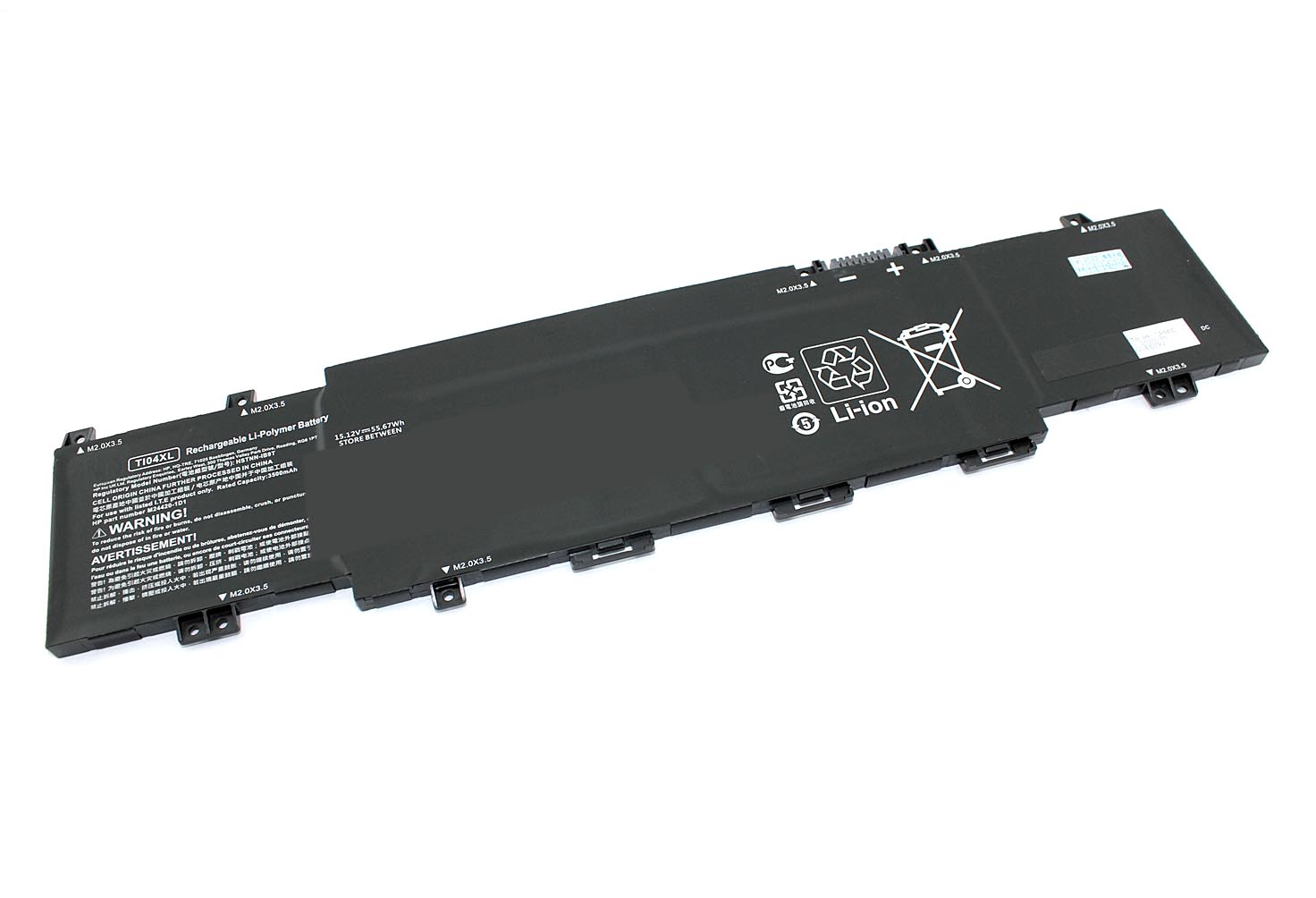 Аккумуляторная батарея для ноутбука HP Envy 17-CH (TI04XL) 15.12V 55,67Wh