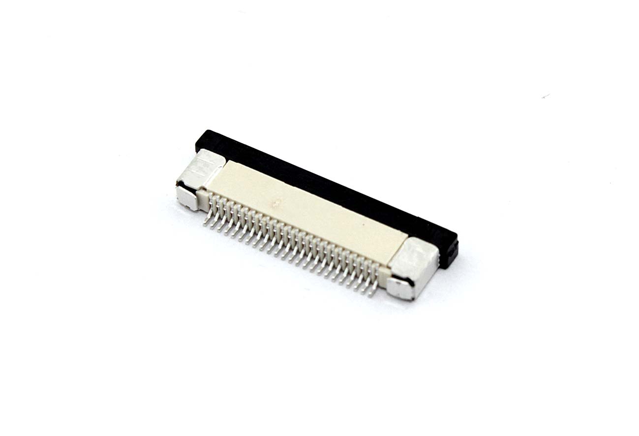 Разъем FPC Half Coverage Bottom Contact 0.5K-BX-24PWB 24 pin высота 2мм шаг 0,5мм