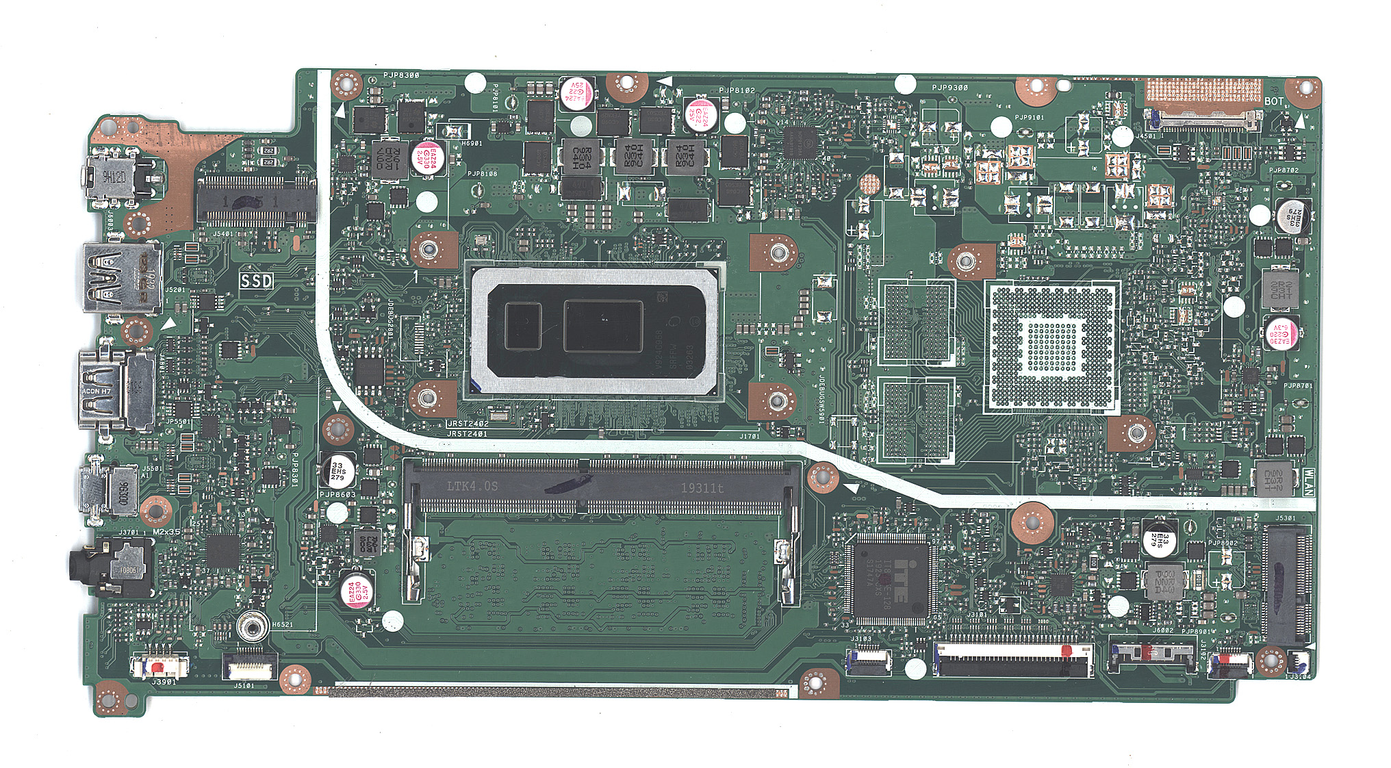 Материнская плата для Asus X512FA 4G/I7-8565U 90NB0KR0-R00020