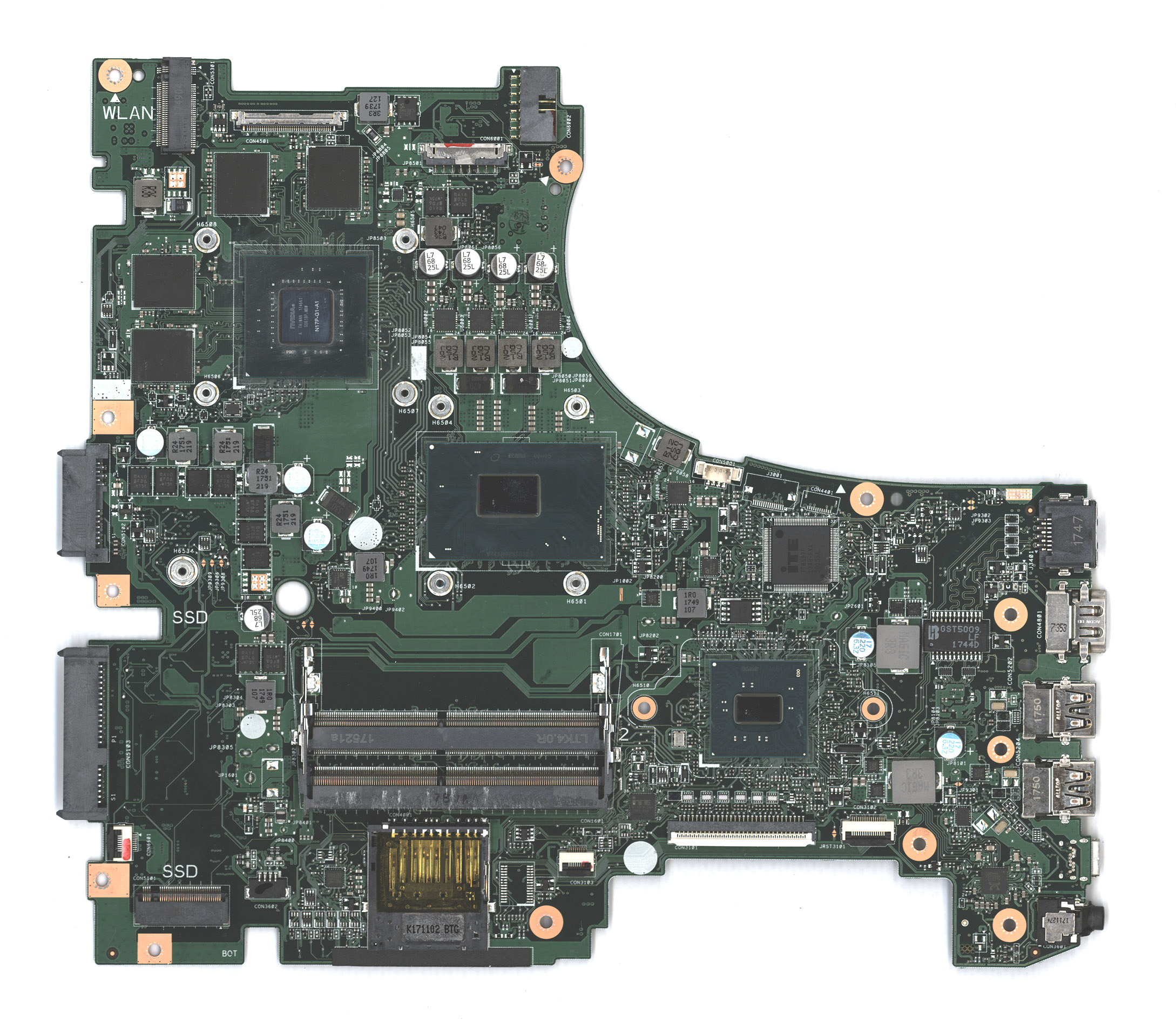 Материнская плата для Asus GL553VE I5-7300HQ