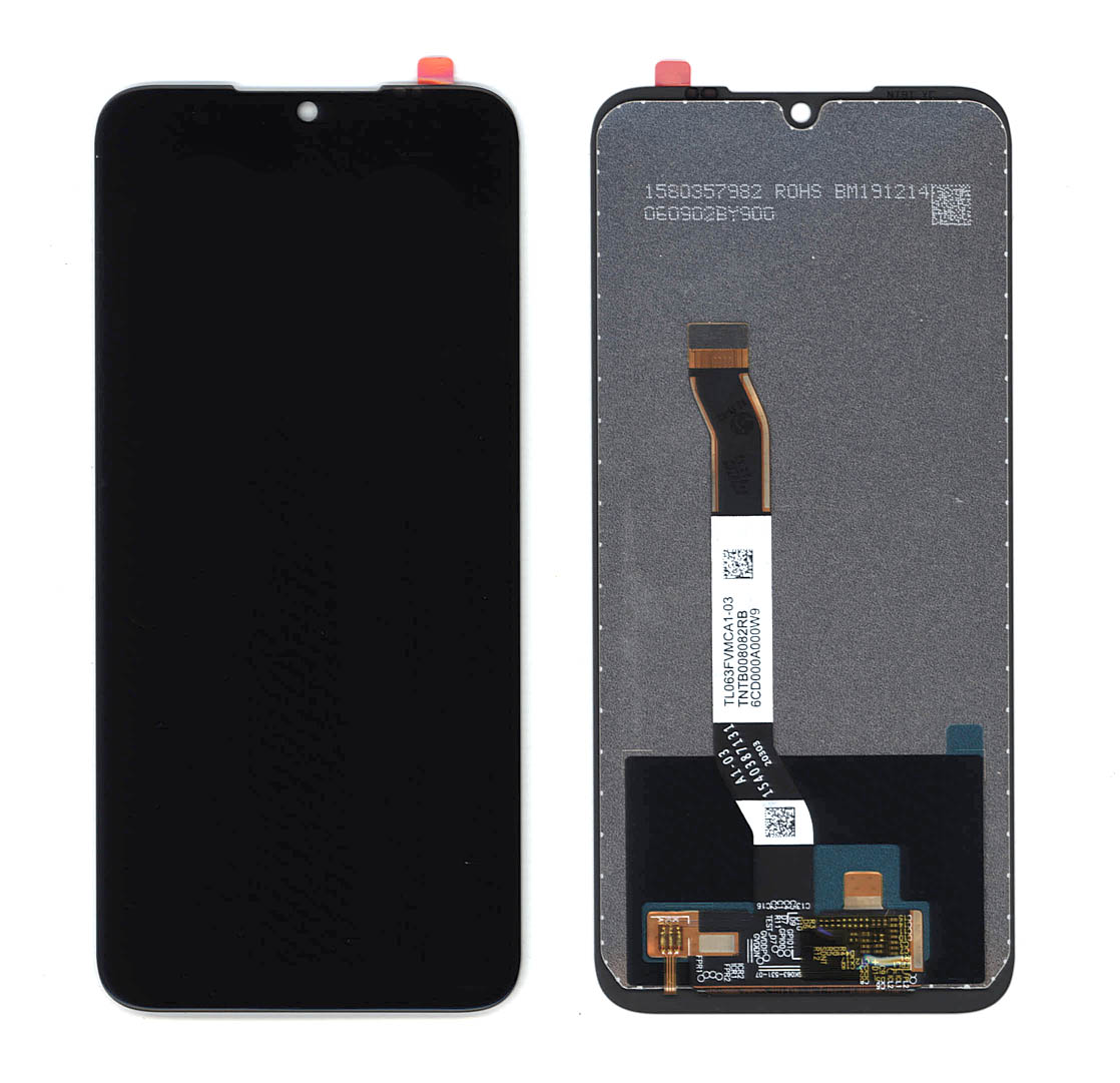 Дисплей для Xiaomi Redmi Note 8T в сборе с тачскрином (orig lcd) черный
