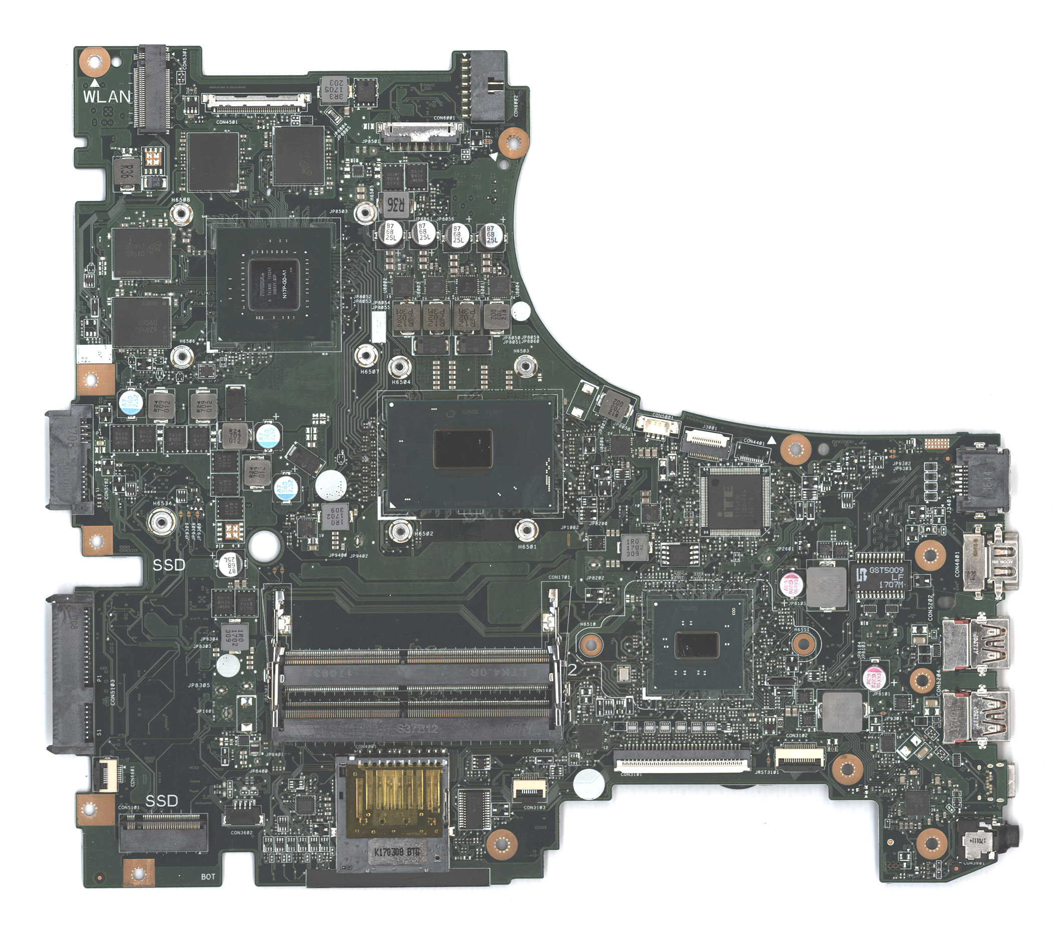 Материнская плата для Asus GL553VD i7-7700HQ 90NB0DW0-R00050