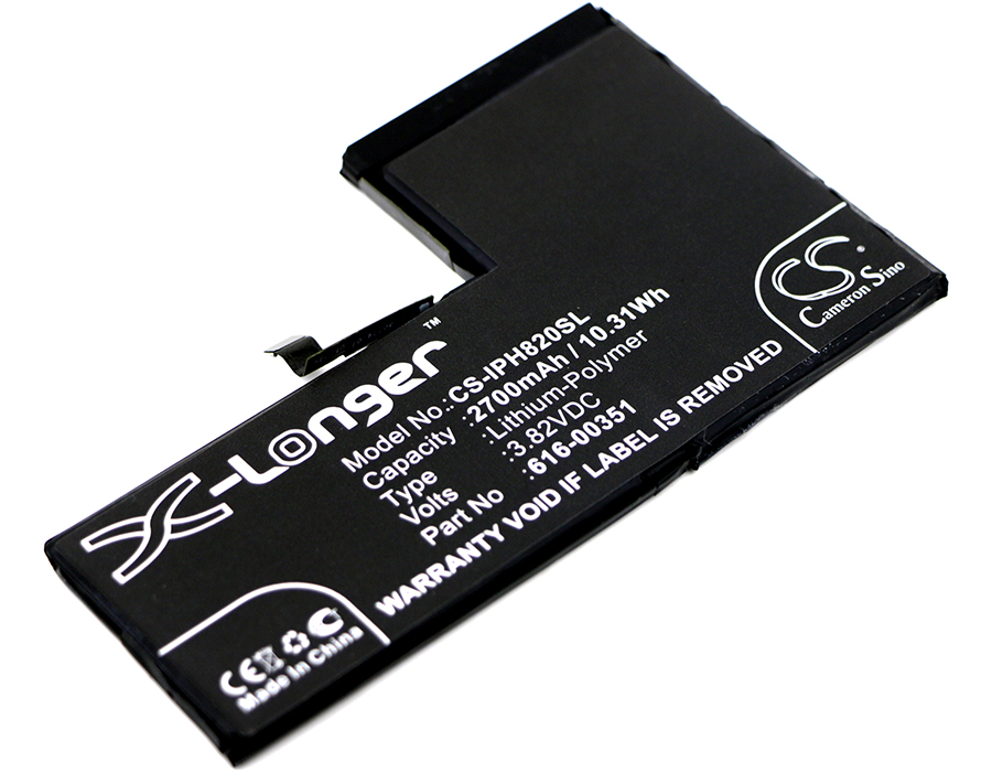 Аккумулятор CS-IPH820SL для iPhone X 3.82V / 2700mAh / 10.31Wh