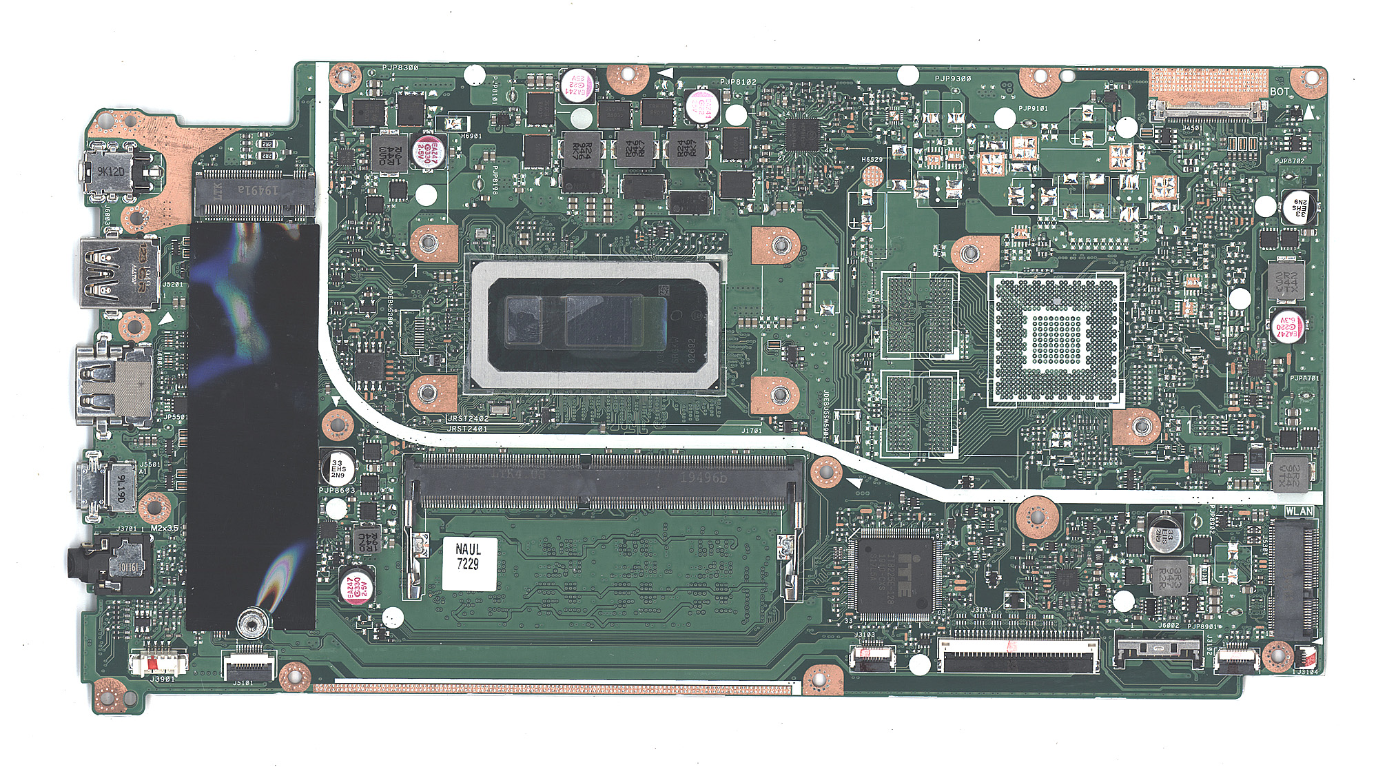 Материнская плата для Asus X712FA 8G/I7-10510U 90NB0L60-R00121