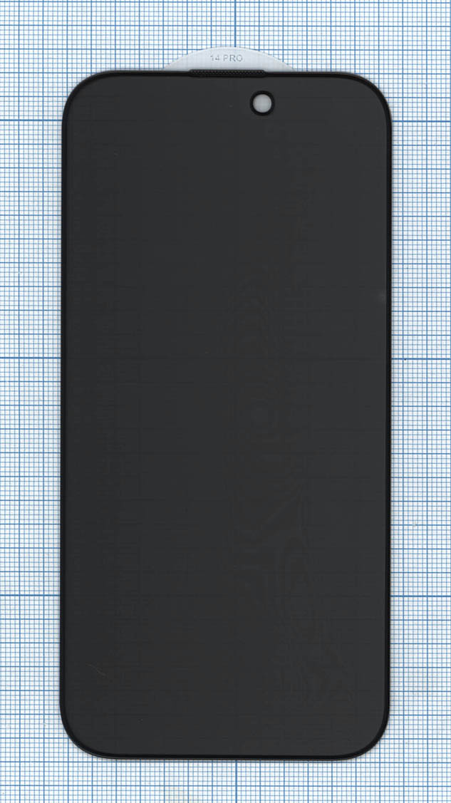 Защитное стекло Privacy "Анти-шпион" для Apple iPhone 14 Pro черное