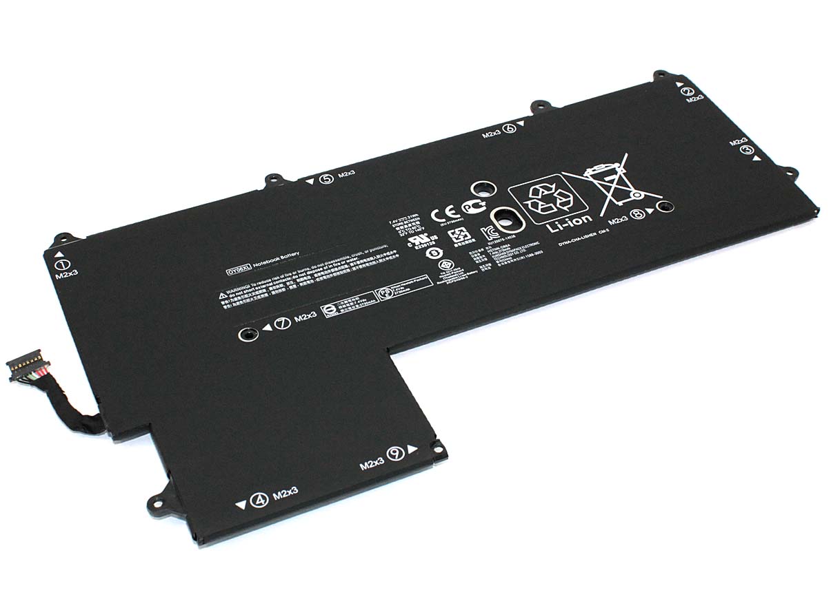 Аккумуляторная батарея для ноутбука HP HSTNN-DB6A (OY06XL) 7.4V 21Wh