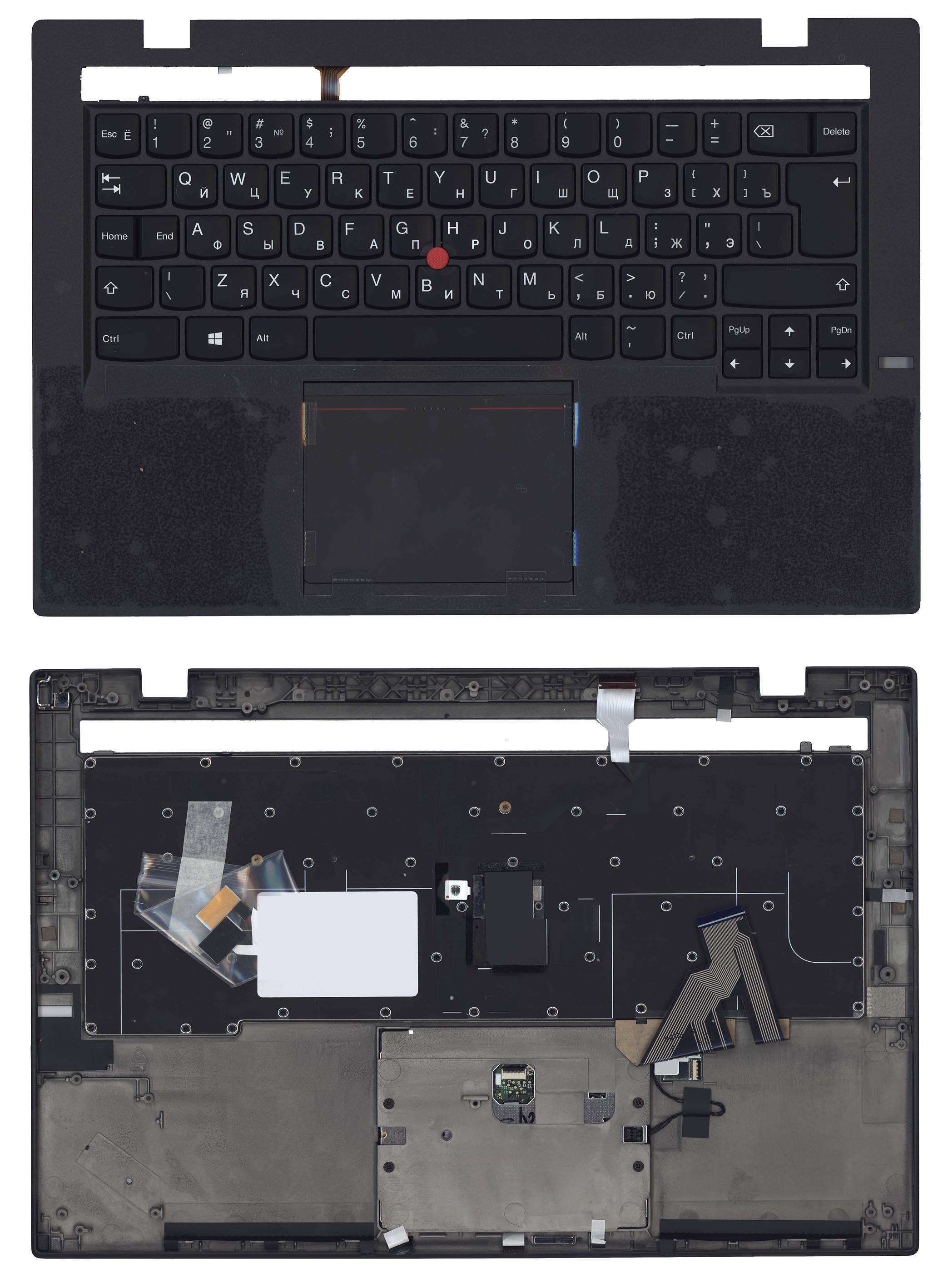 Топкейс для Lenovo ThinkPad X1 carbon Gen 2 2014 черный с подсветкой