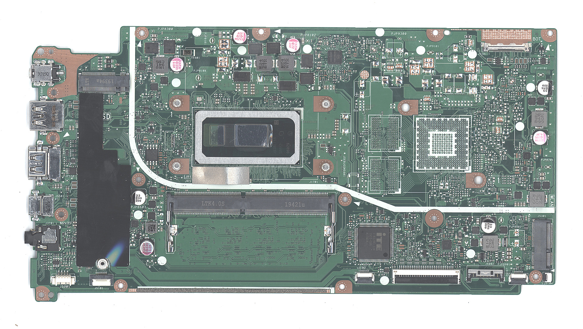 Материнская плата для Asus X512FA 4G/I3-8145U 90NB0KR0-R00080
