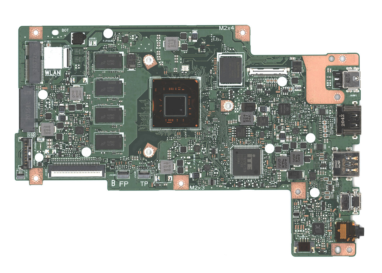 Материнская плата для Asus E410MA 4G/N4120 90NB0Q10-R010E0