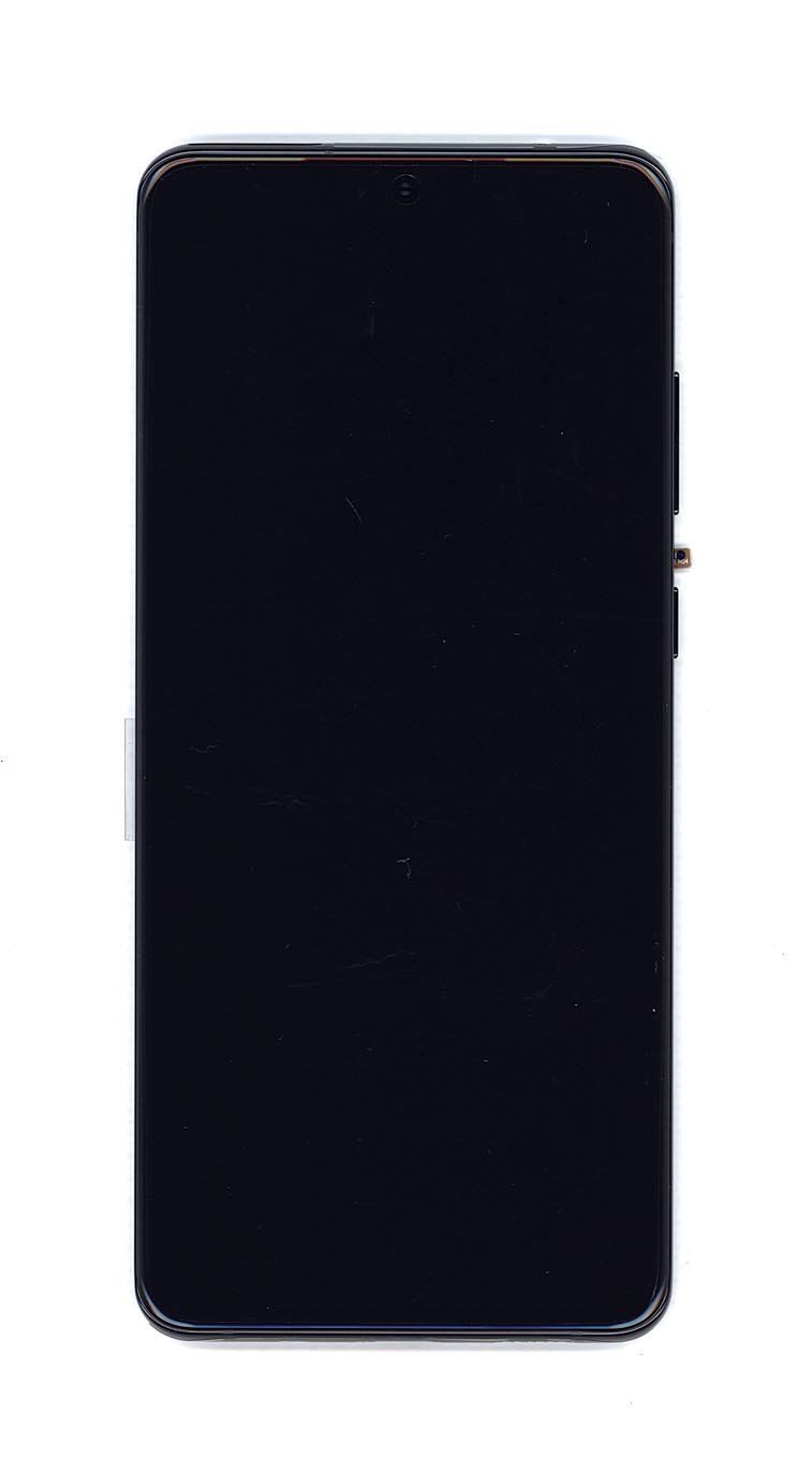 Дисплей для Samsung Galaxy S20 Ultra SM-G988B черный с рамкой