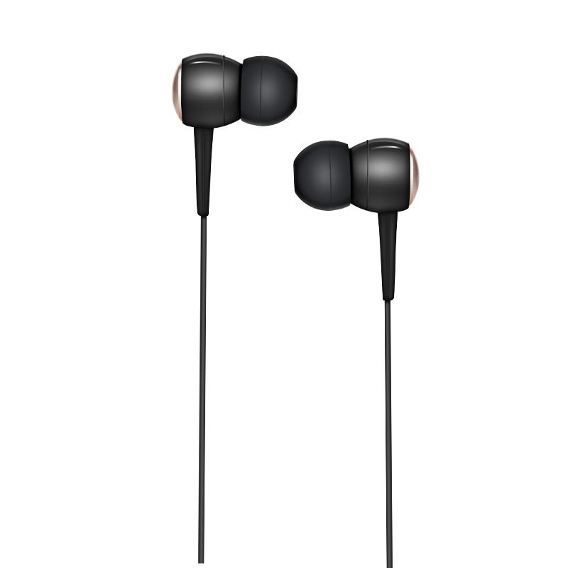 Наушники HOCO М19 Drumbeat universal с микрофоном, 3.5mm mini jack, черный