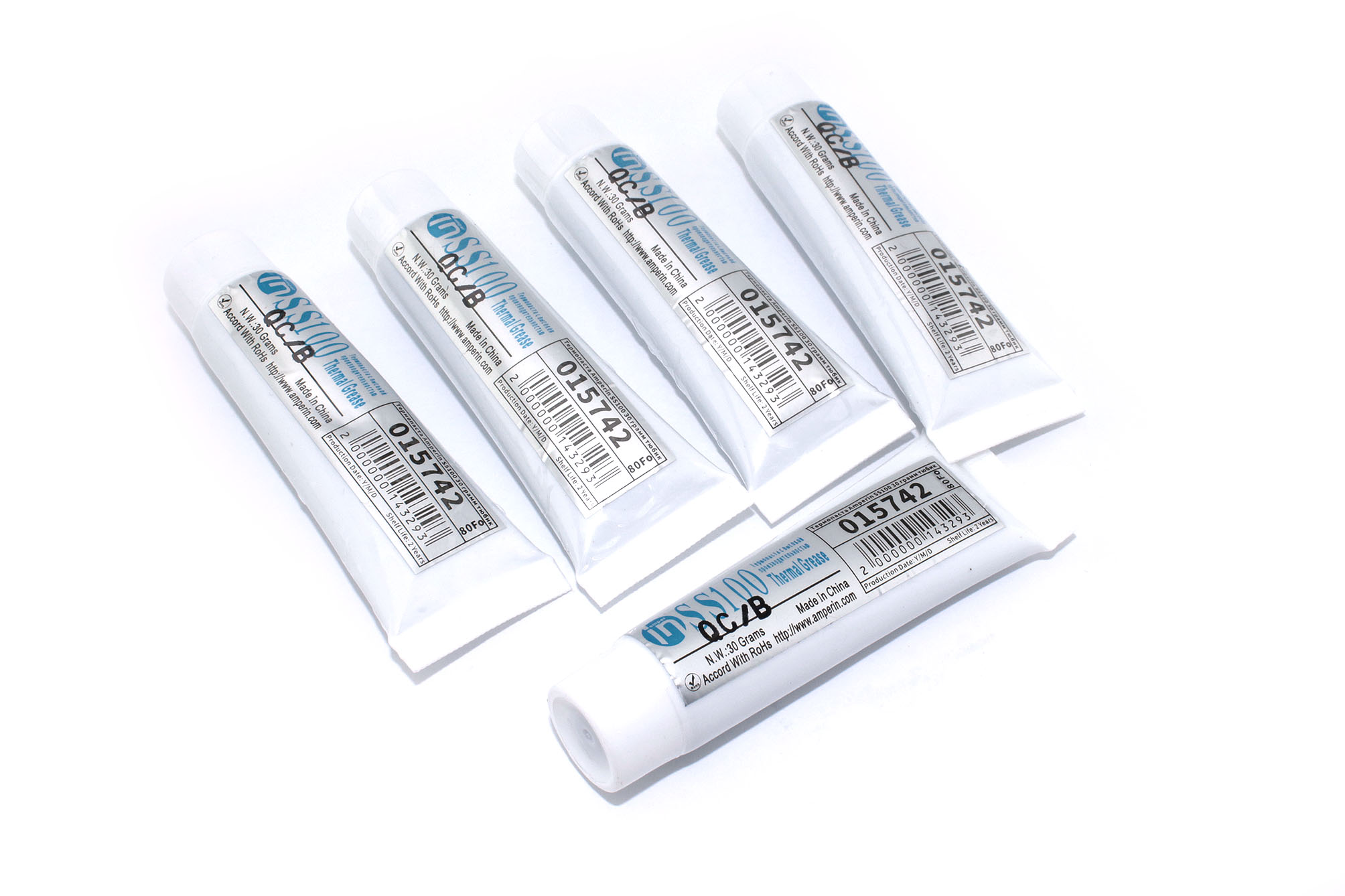 Термопаста Amperin SS100 30 грамм тюбик 5 шт