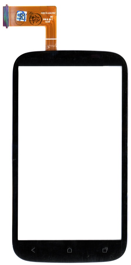 Сенсорное стекло (тачскрин) для HTC Desire X T328E черное