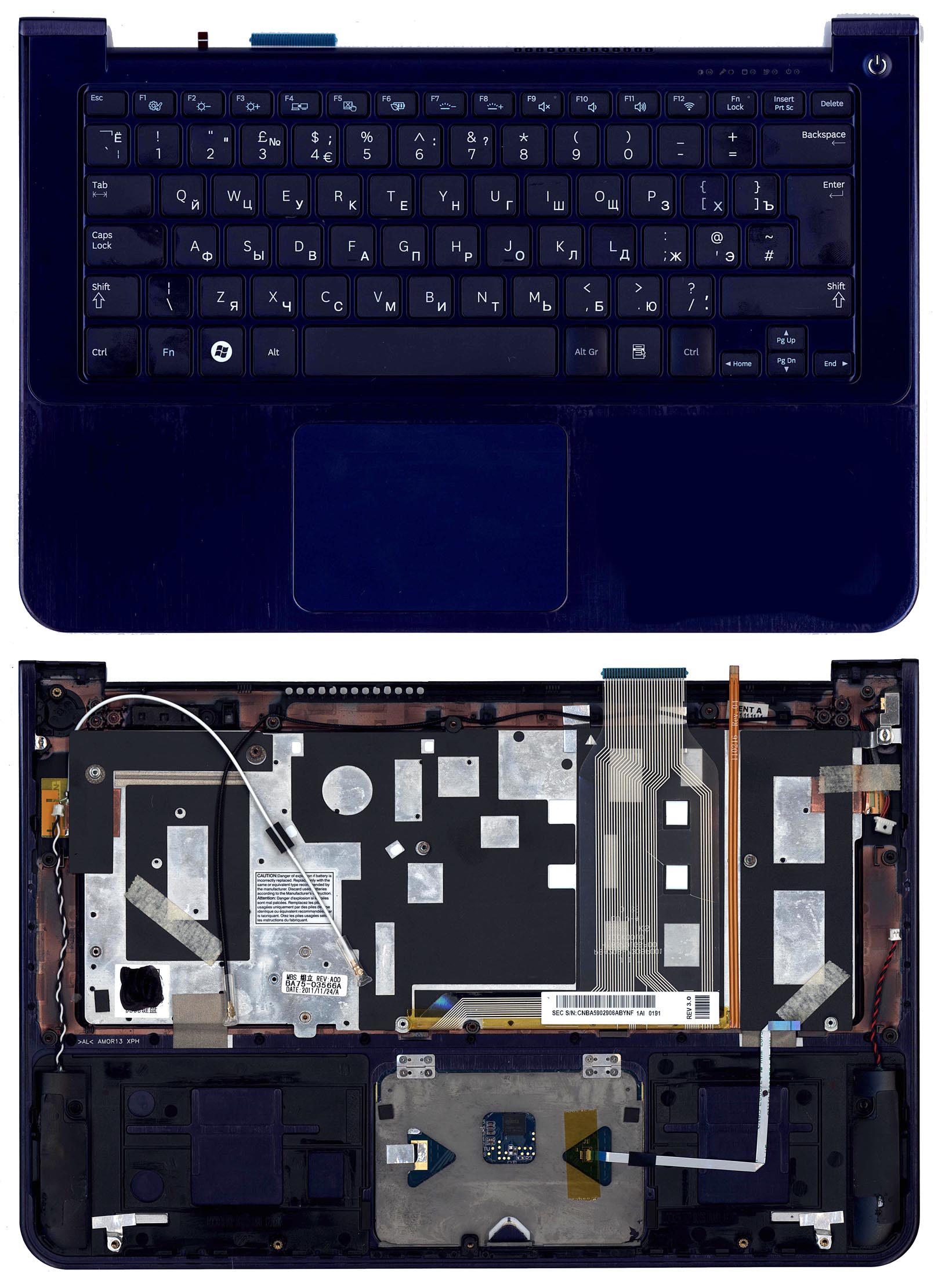 Топкейс для Samsung 900X3A темно-синий