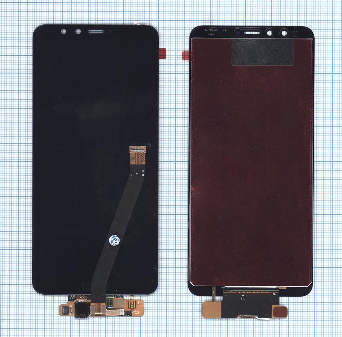 Дисплей для Huawei Y9 2018 черный