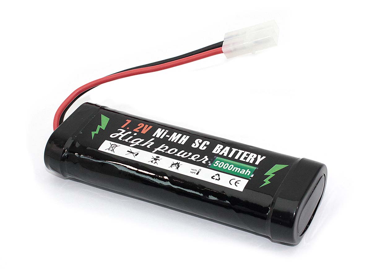 Аккумулятор Ni-Mh 7.2V 5000 mAh AA 133.5*46,2*24 разъем KET-2P