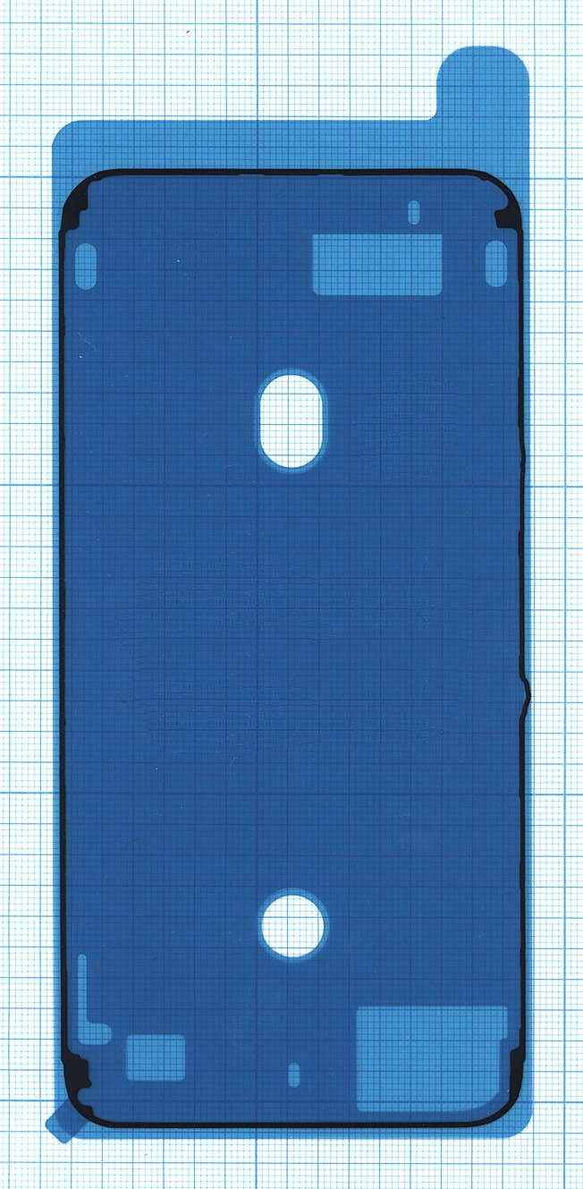 Водозащитная прокладка (проклейка) для iPhone 7 Plus черная