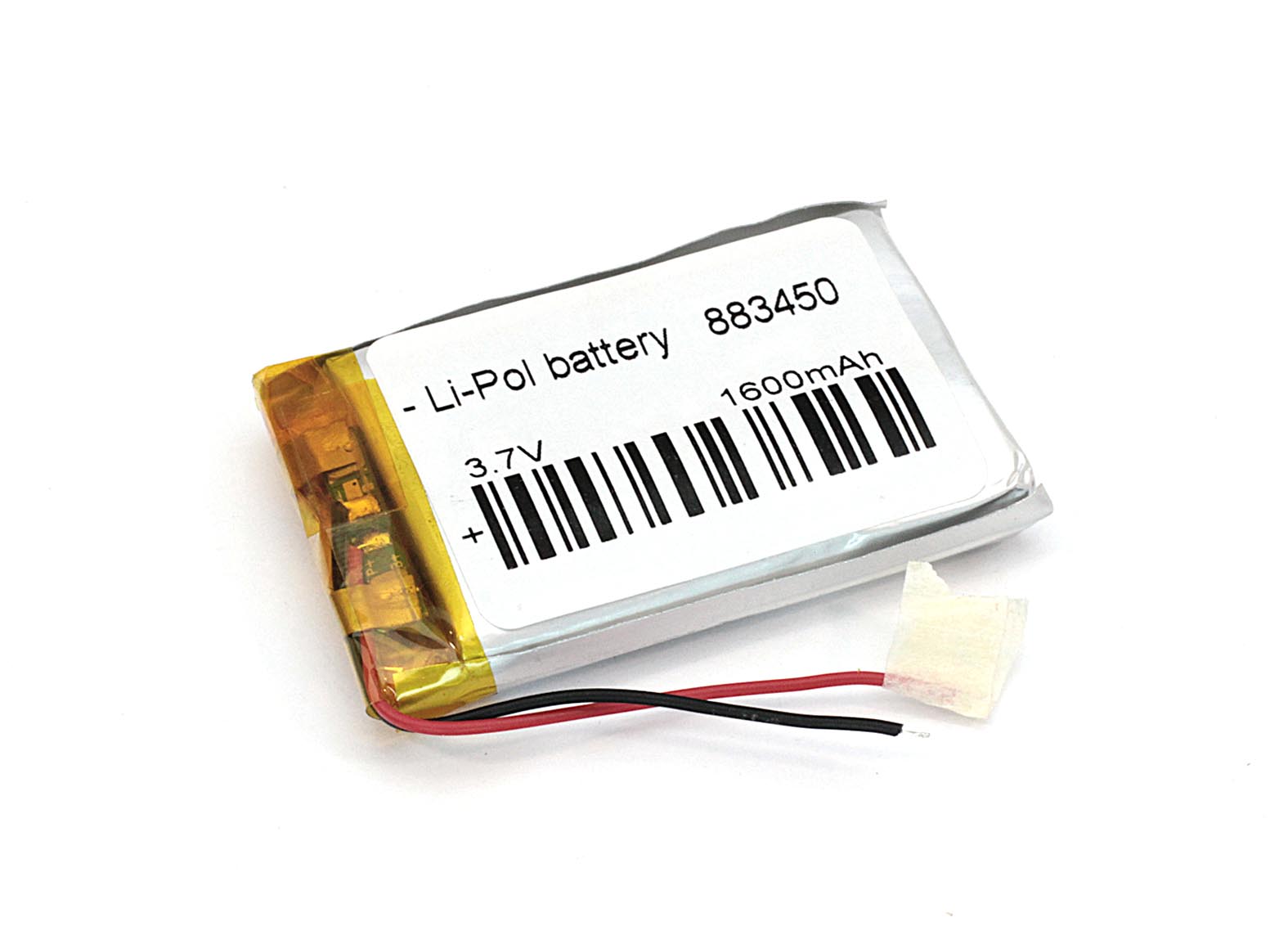 Аккумулятор Li-Pol (батарея) 8.8*34*50мм 2pin 3.7V/1600mAh