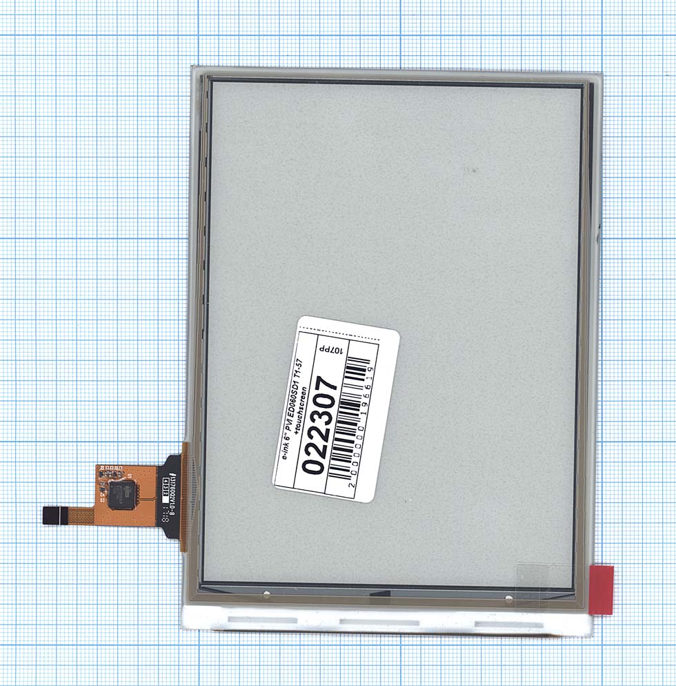 Экран для электронной книги e-ink 6" PVI ED060SD1 T1-57 +touchscreen
