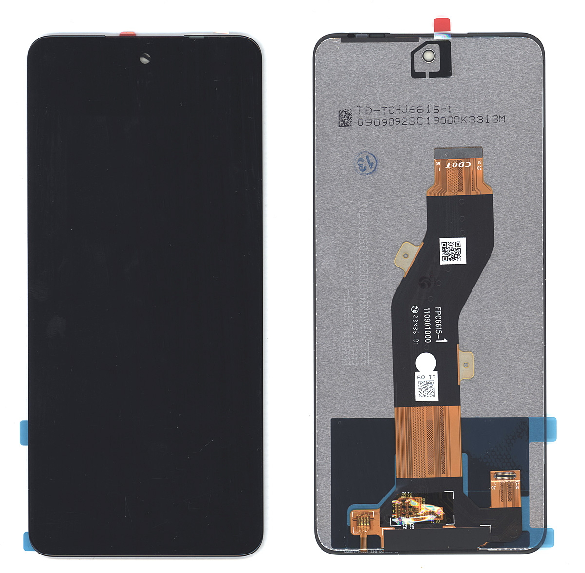 Дисплей для Tecno Spark Go 2024 (BG6) в сборе с тачскрином черный