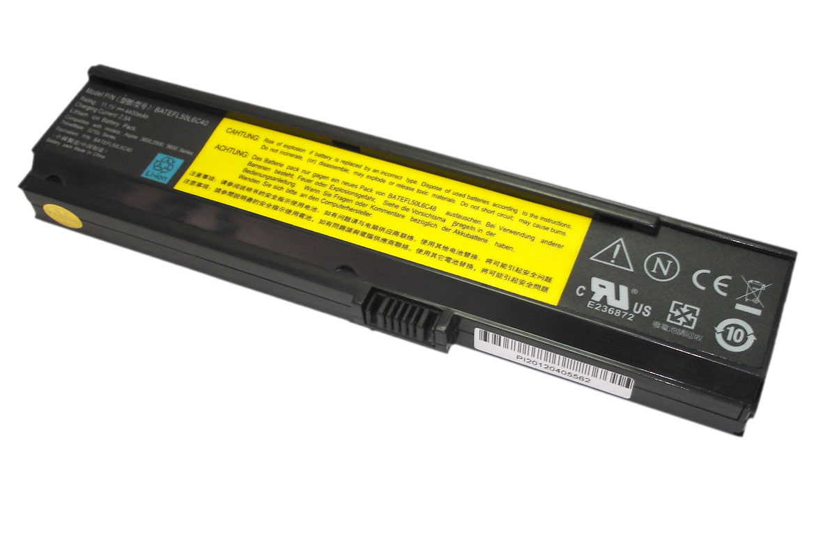 Аккумуляторная батарея для ноутбука Acer Aspire 3600 10.8V 5200mAh OEM черная
