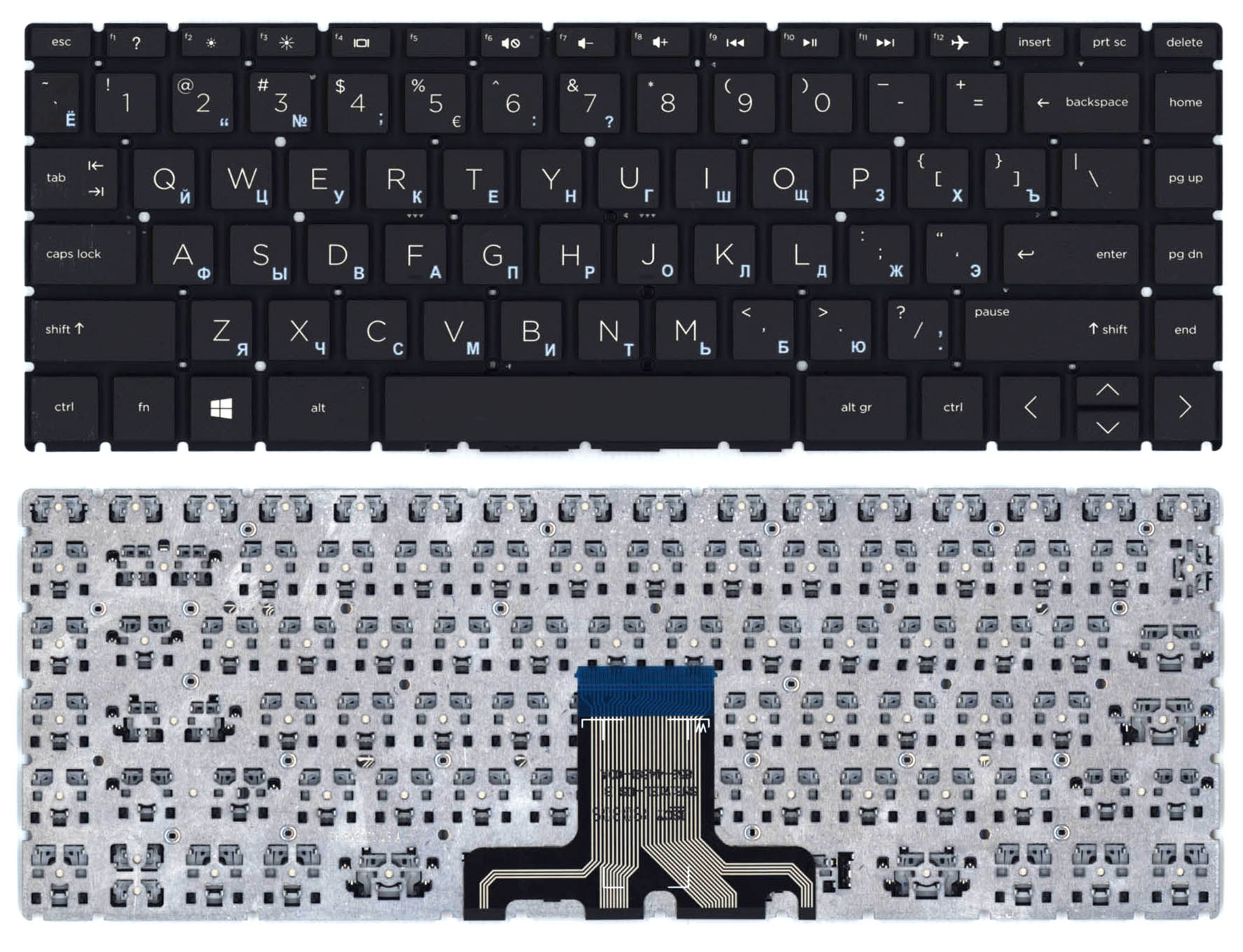 Клавиатура для ноутбука HP 240 G7 черная